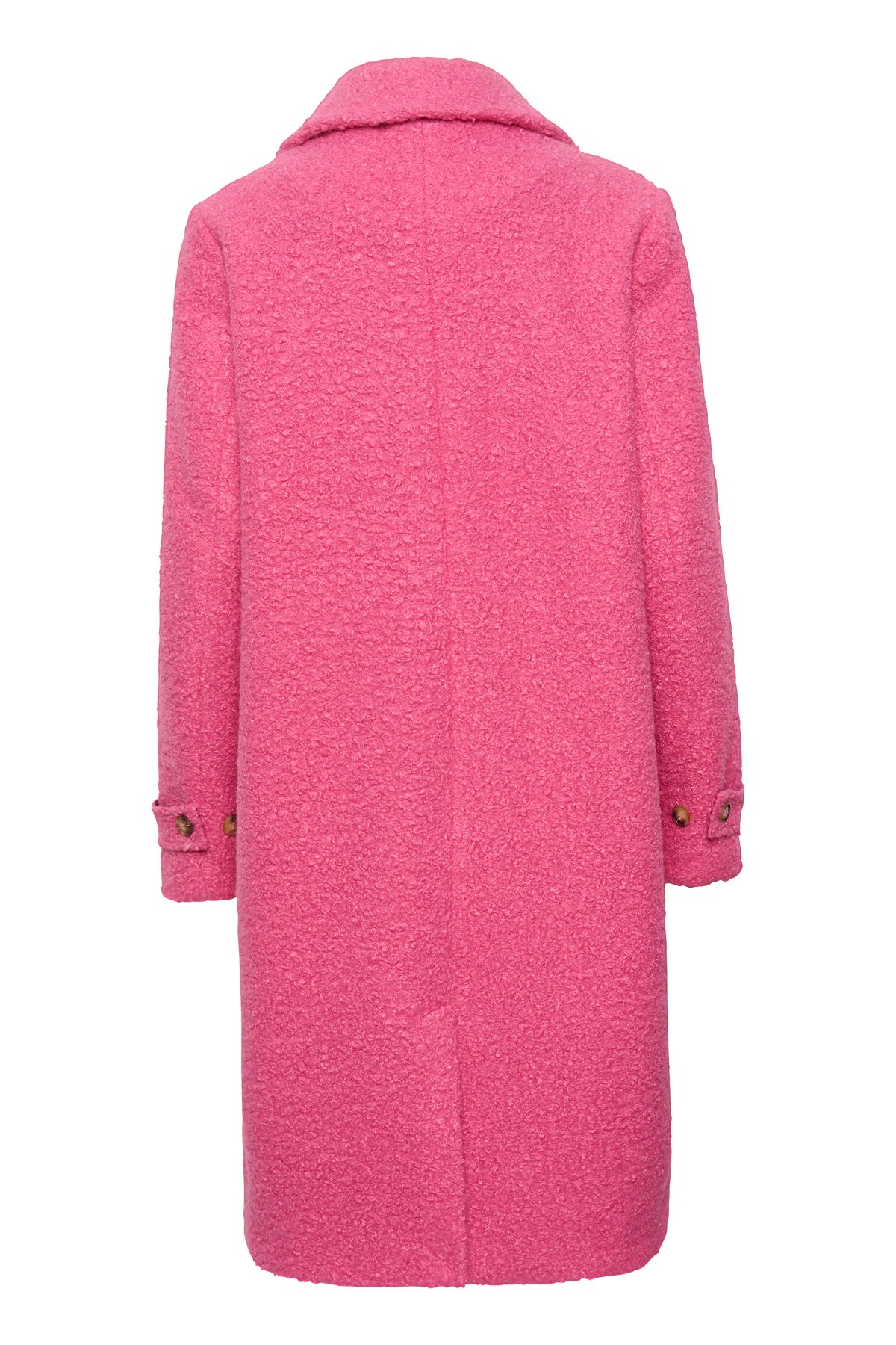 KAFFE ANNE Shocking Pink Teddy Jacket