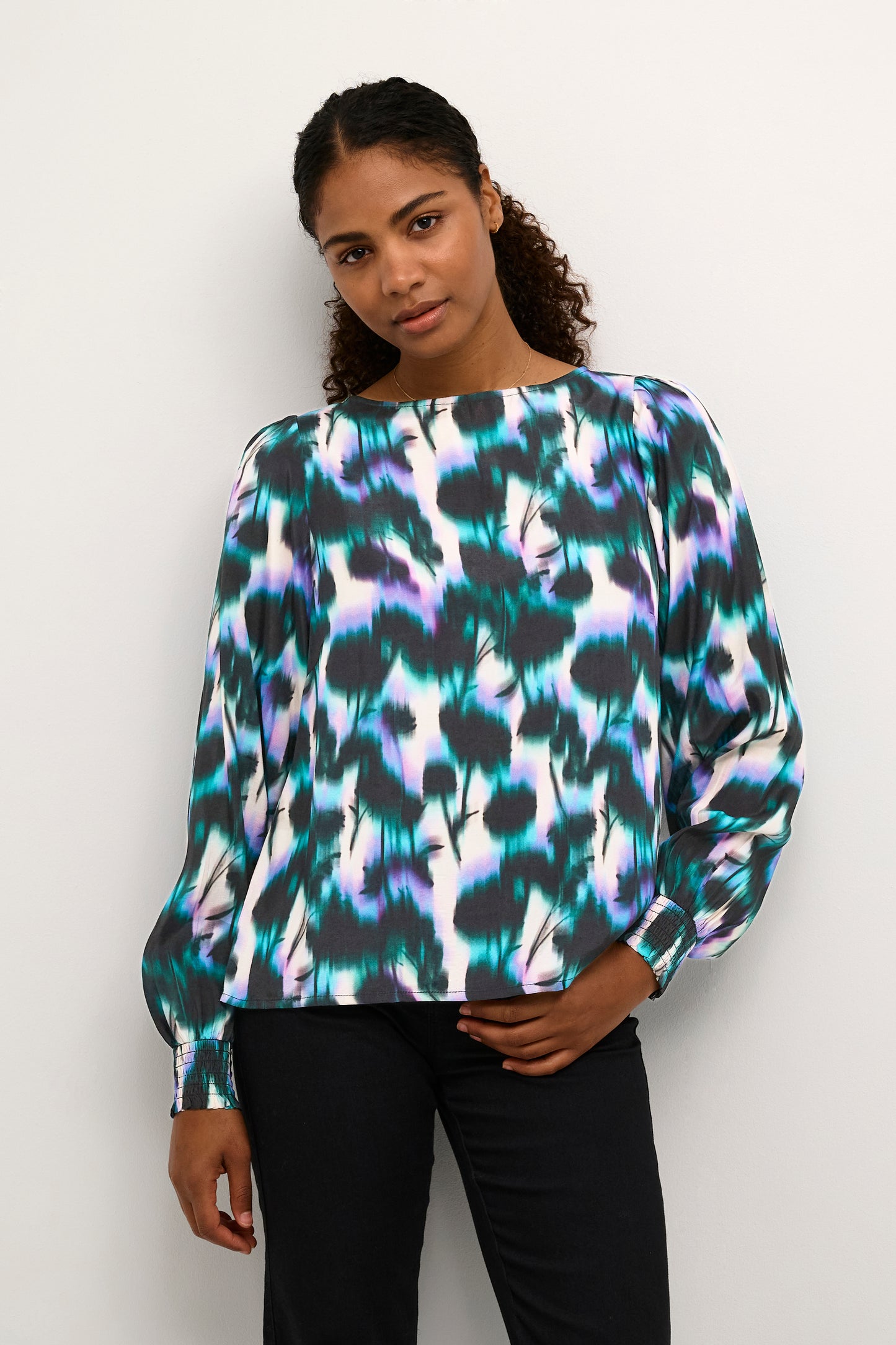 KAFFE KAamilia Flower Print Blouse