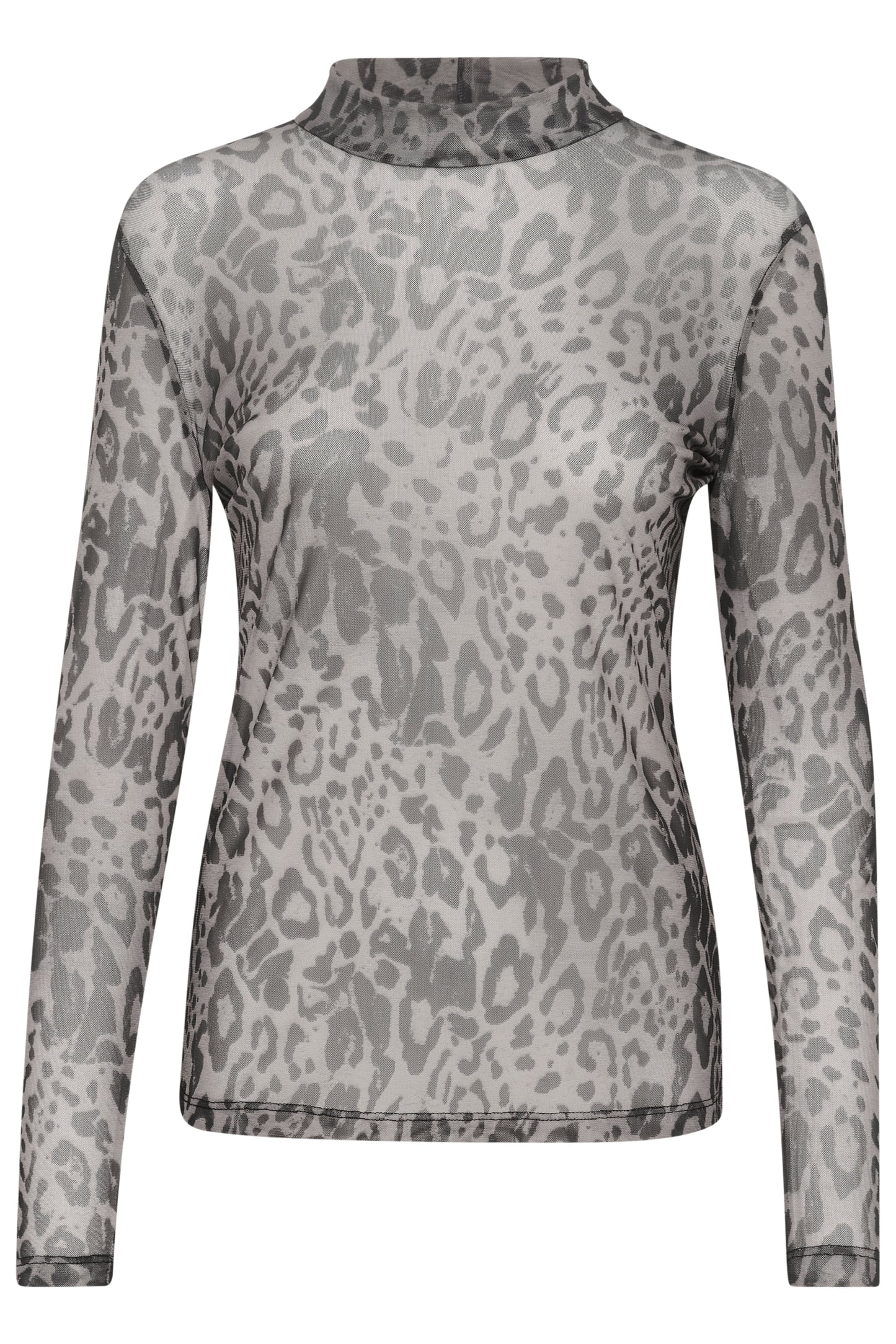 KAFFE JOEY Leopard Print Mesh