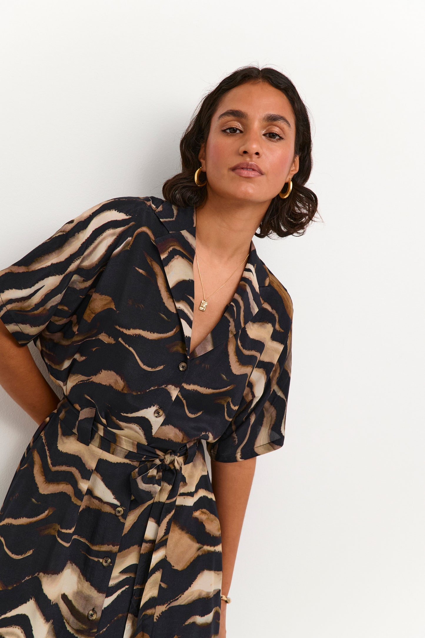 KAFFE LEILA Print Dress