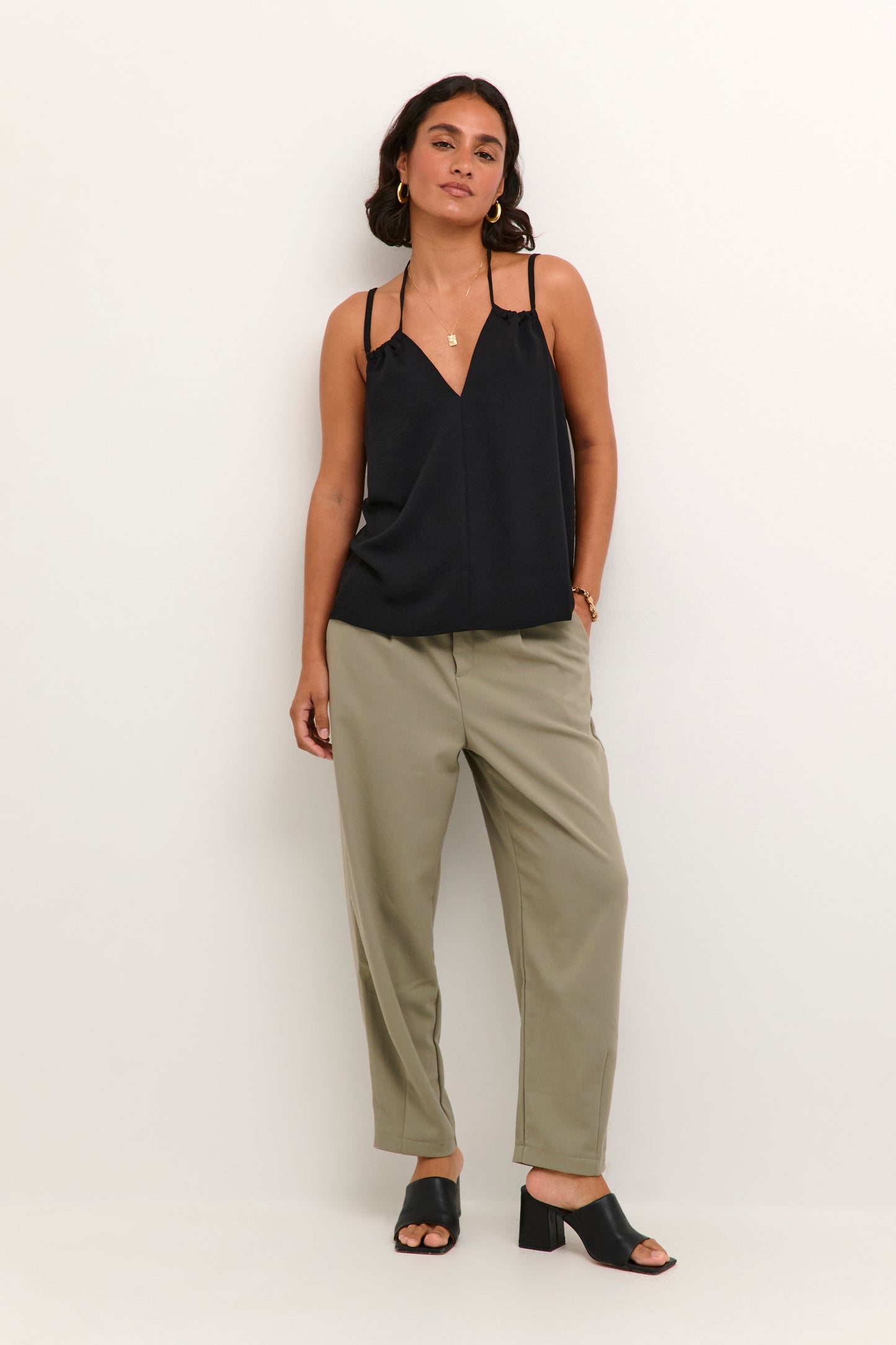 KAFFE Black Silja Camisole
