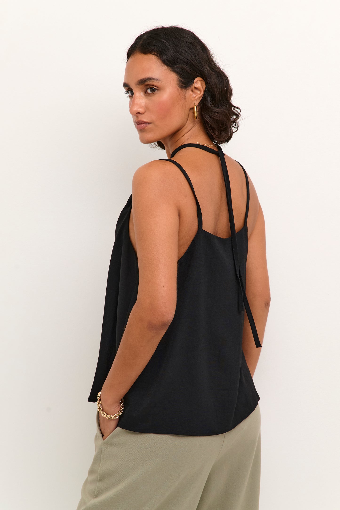 KAFFE Black Silja Camisole