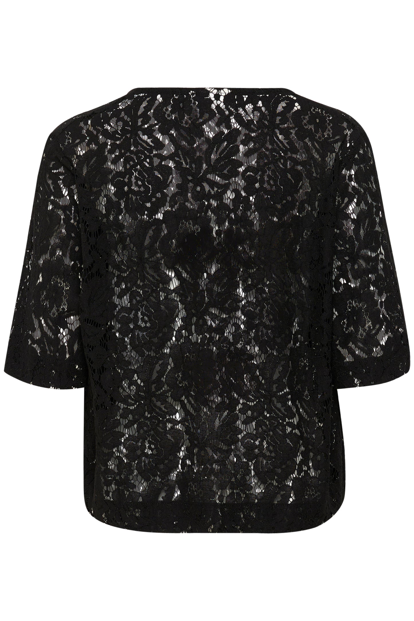 KAFFE NAOMI Black Lace Blouse