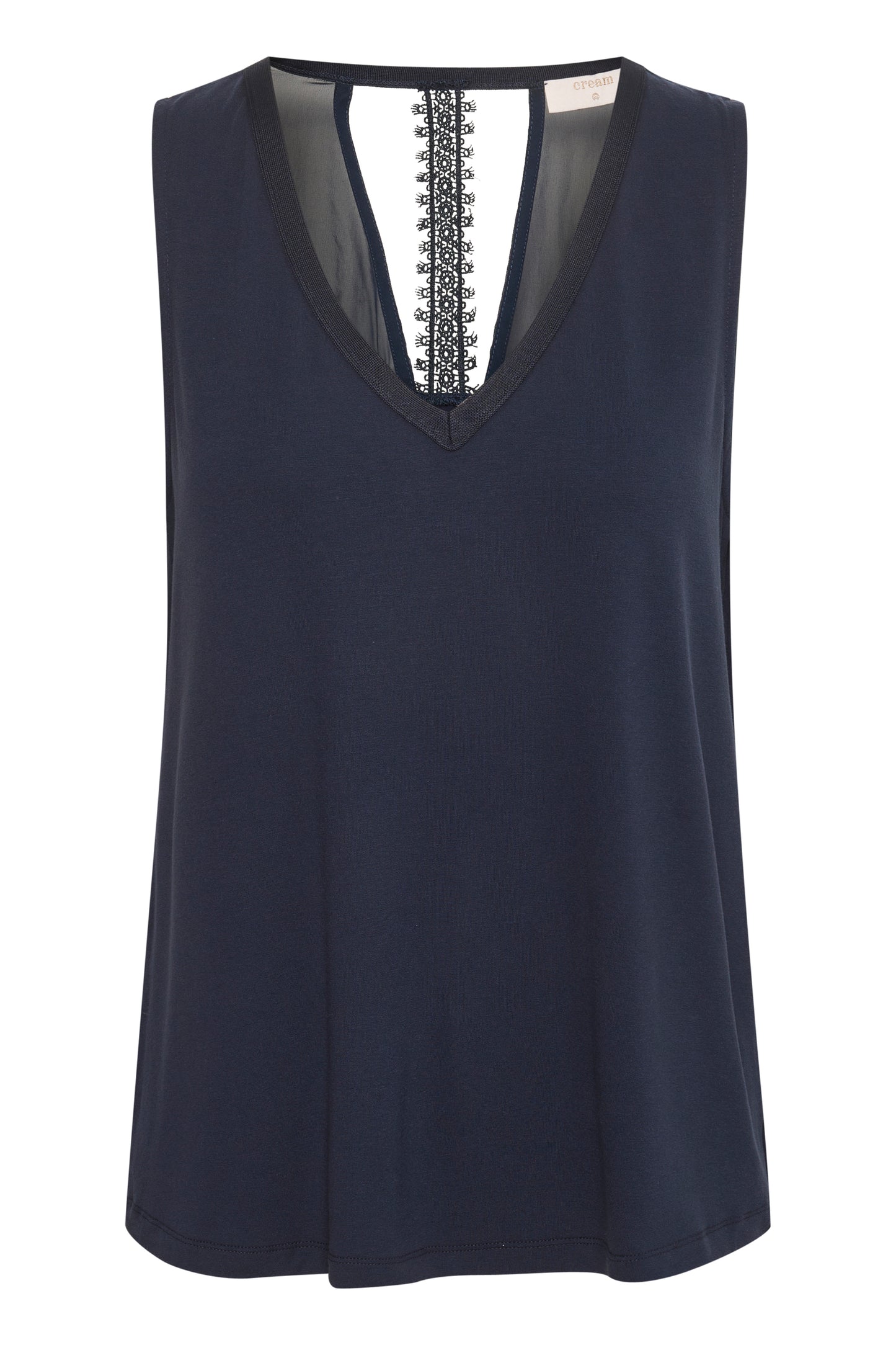 CREAM Sealina Navy Jersey Top