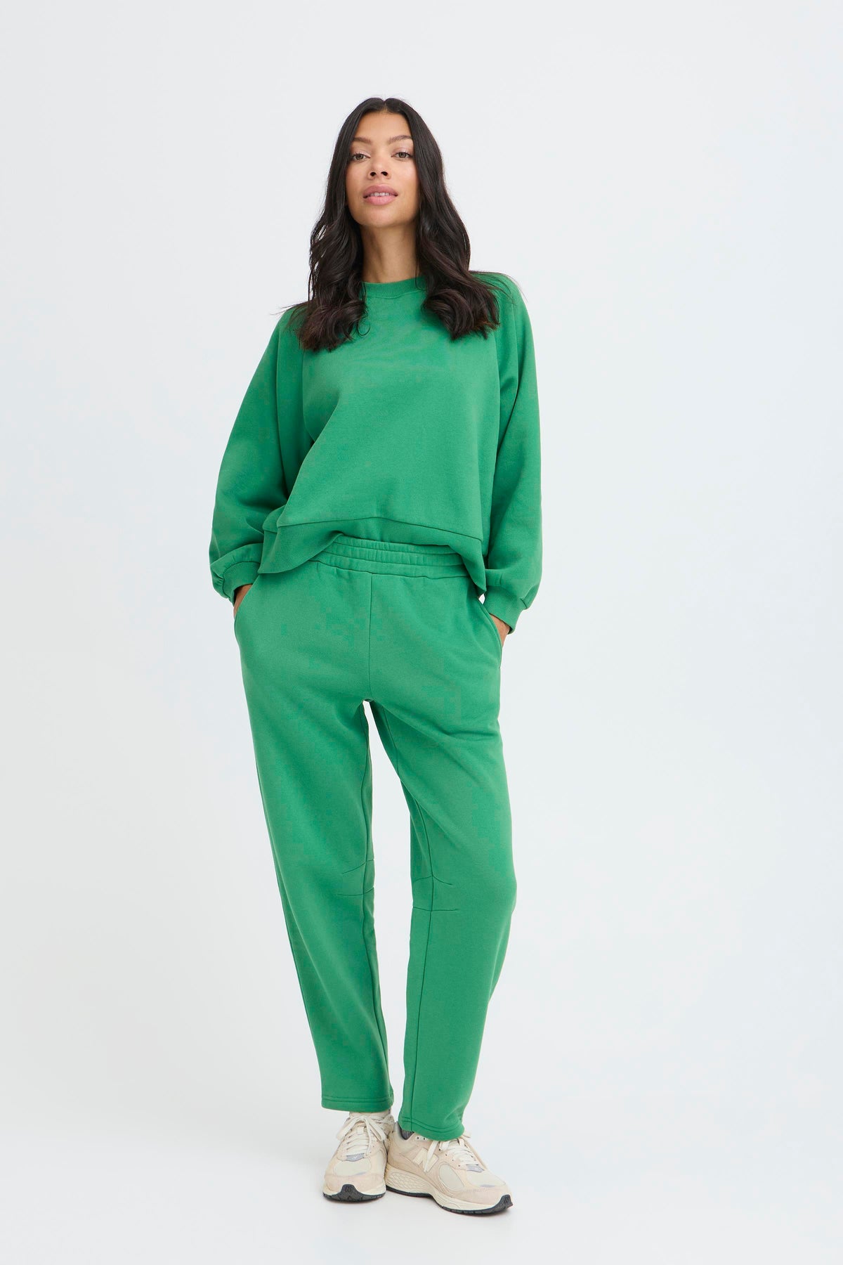 Pantalon de jogging B.YOUNG MILEY vert Kelly – Jogger doux coupe décontractée