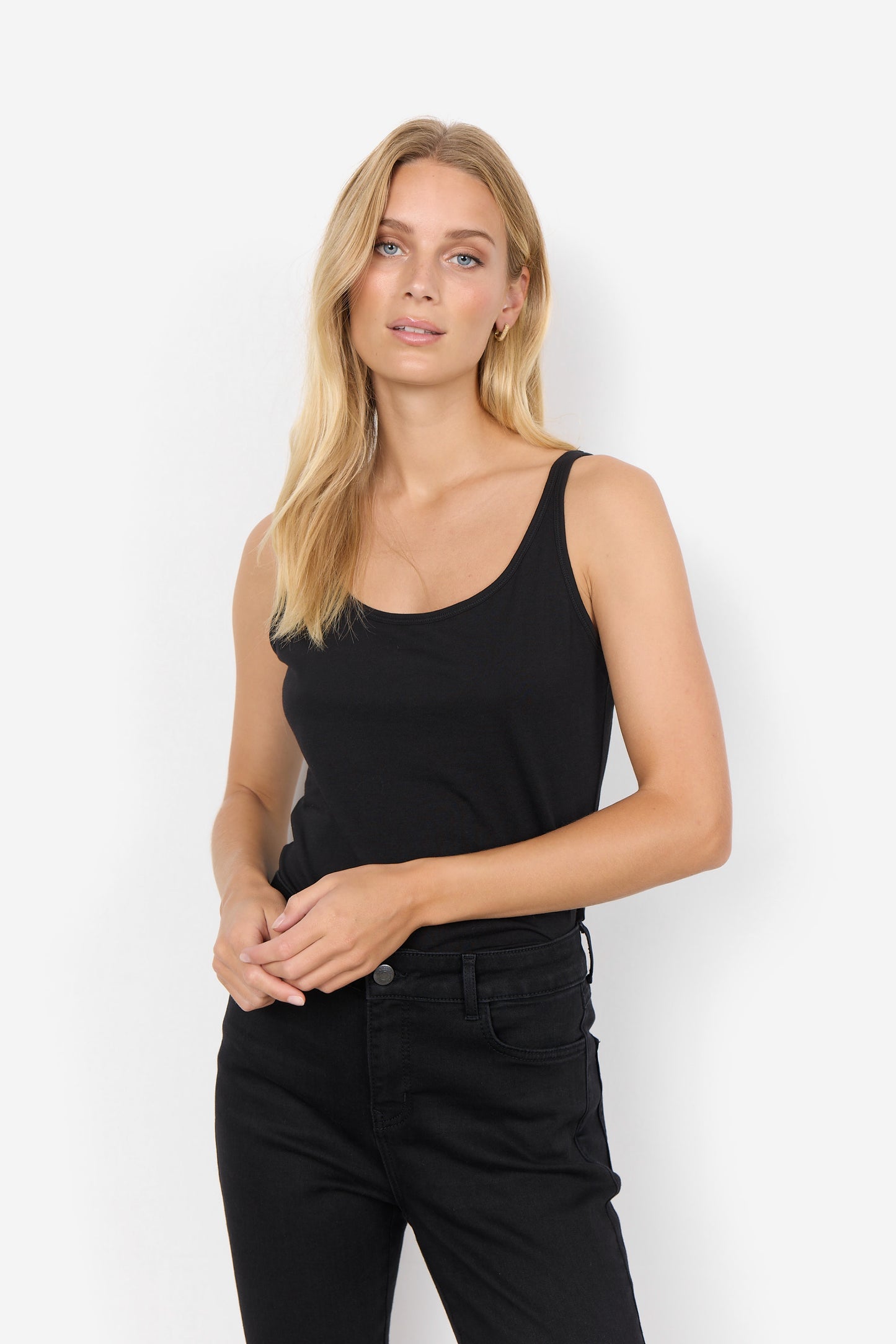 SOYA CONCEPT Pylle Black Tank Top