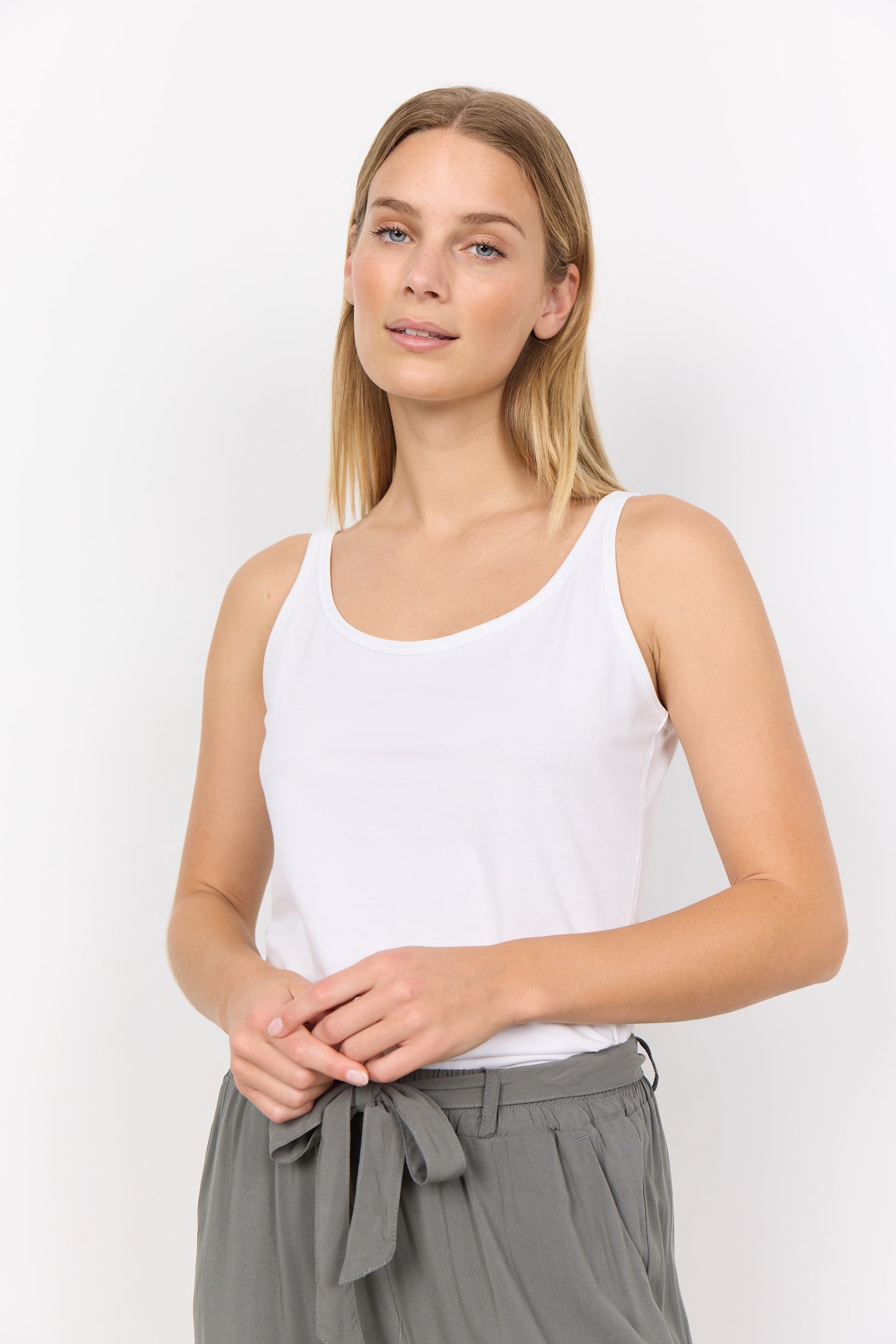 SOYA CONCEPT Pylle White Tank Top