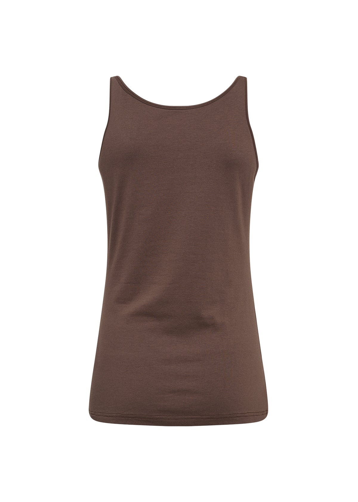SOYA CONCEPT Pylle Chocolate Brown Tank Top