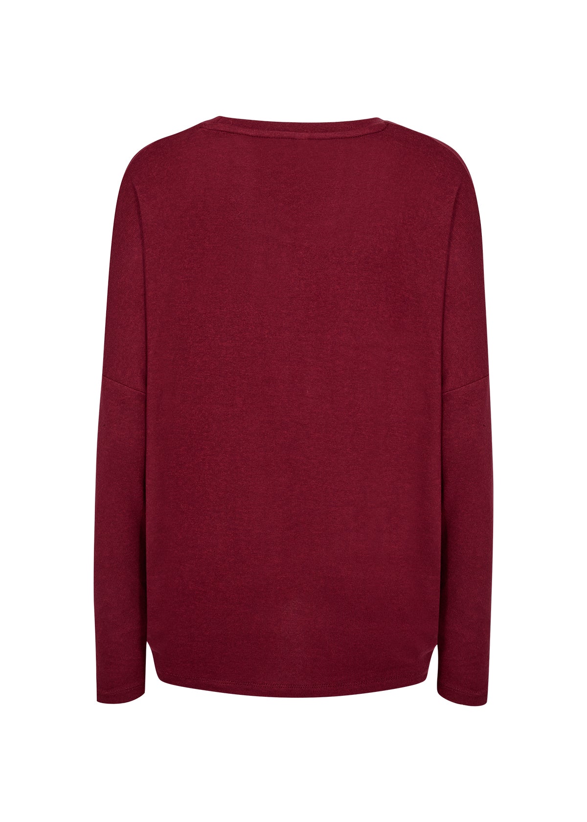 SOYA CONCEPT Biara 1 Burgundy Red Wine Soft Knit