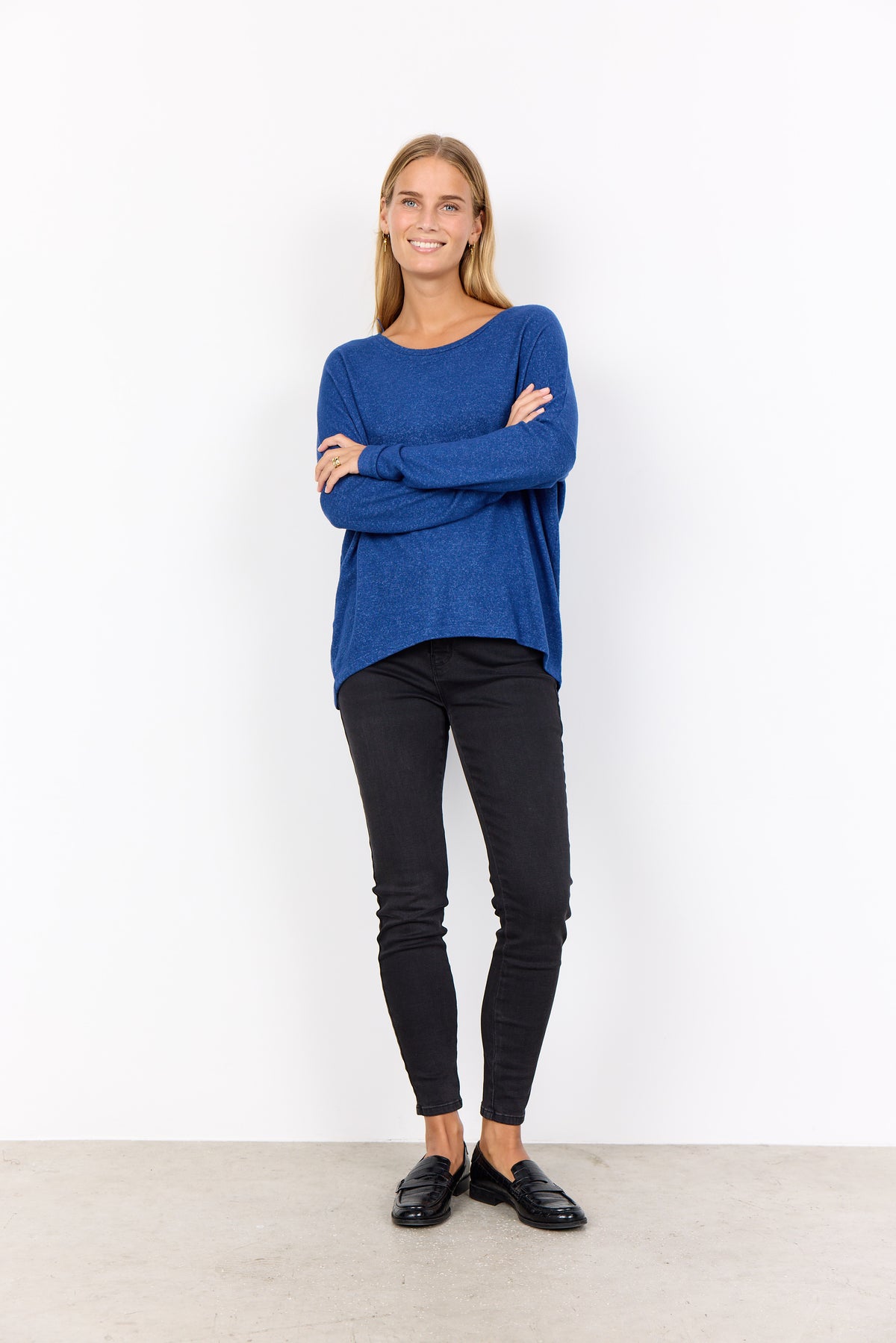 SOYA CONCEPT Biara 1 Cobalt Blue Soft Knit