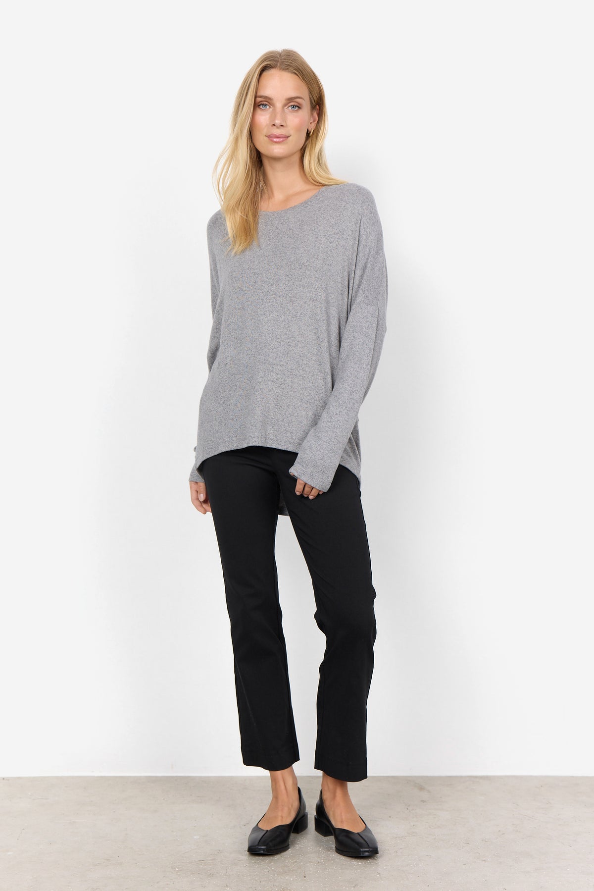SOYA CONCEPT Biara 1 Grey Soft Knit