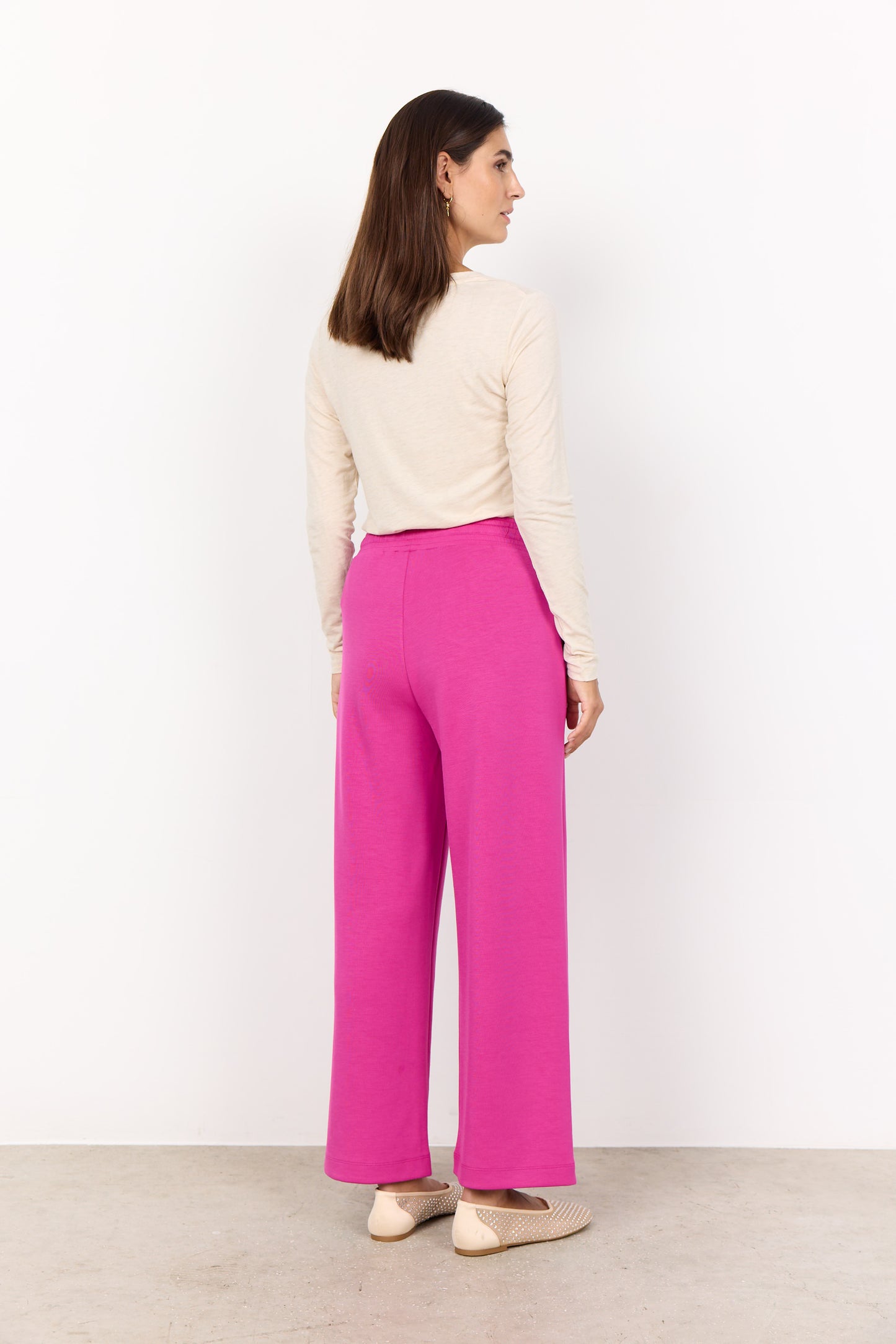SOYA CONCEPT Banu 33 Fuchsia Hot Pink Soft Sweat Pants
