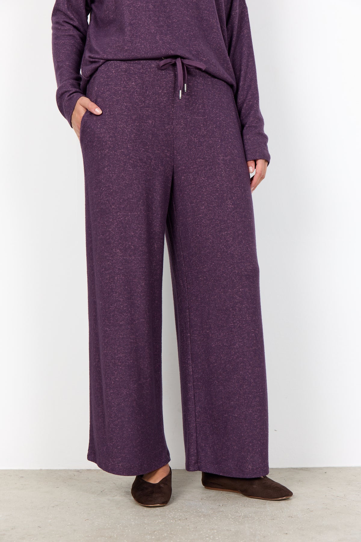 SOYA CONCEPT BIARA Pantalon prune violet clair