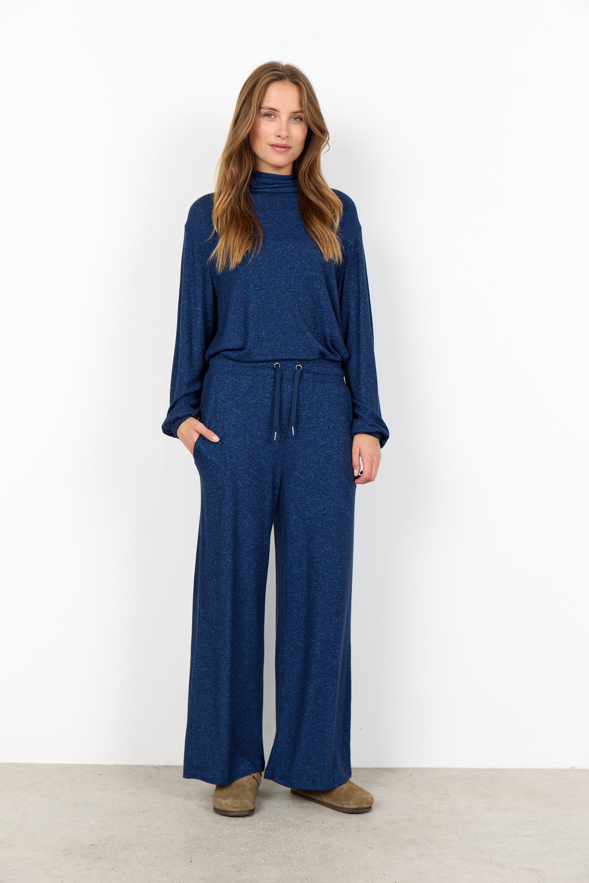 Pantalon bleu marine SOYA CONCEPT BIARA