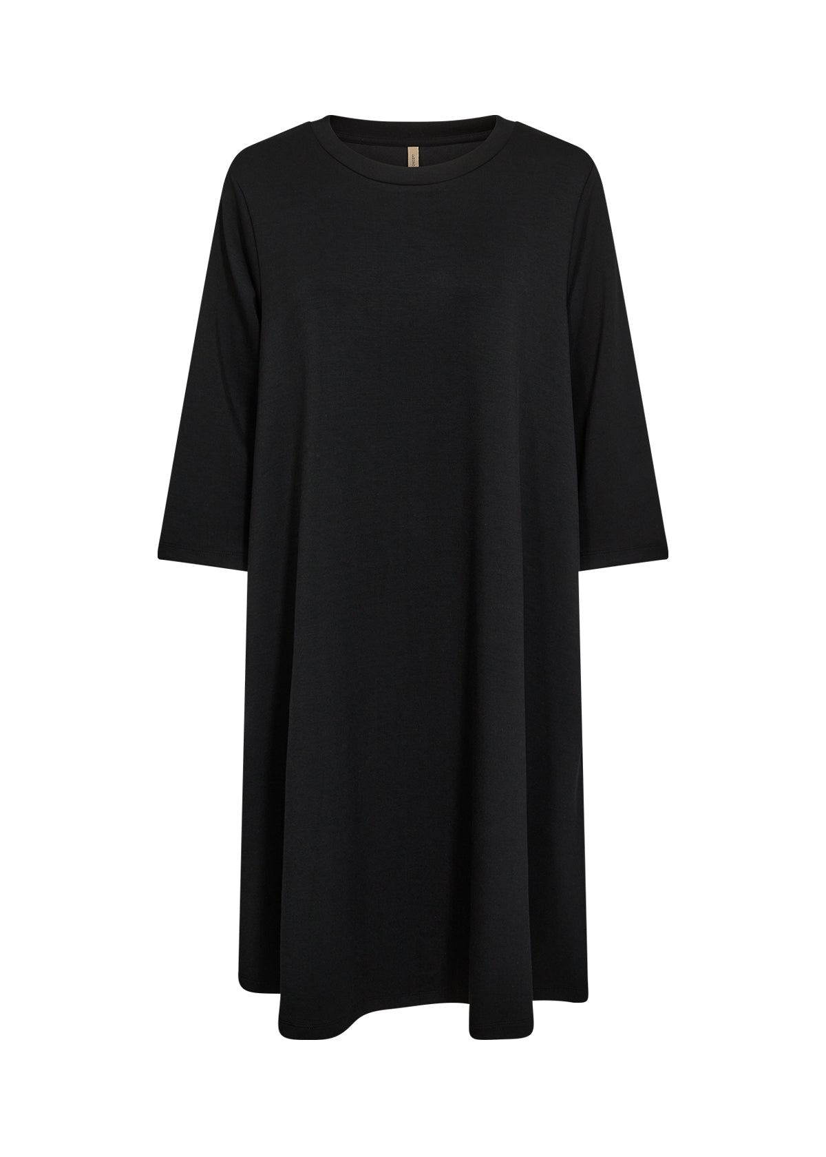 SOYA CONCEPT BANU 155 Black Relaxed A-Line Dress with Pockets