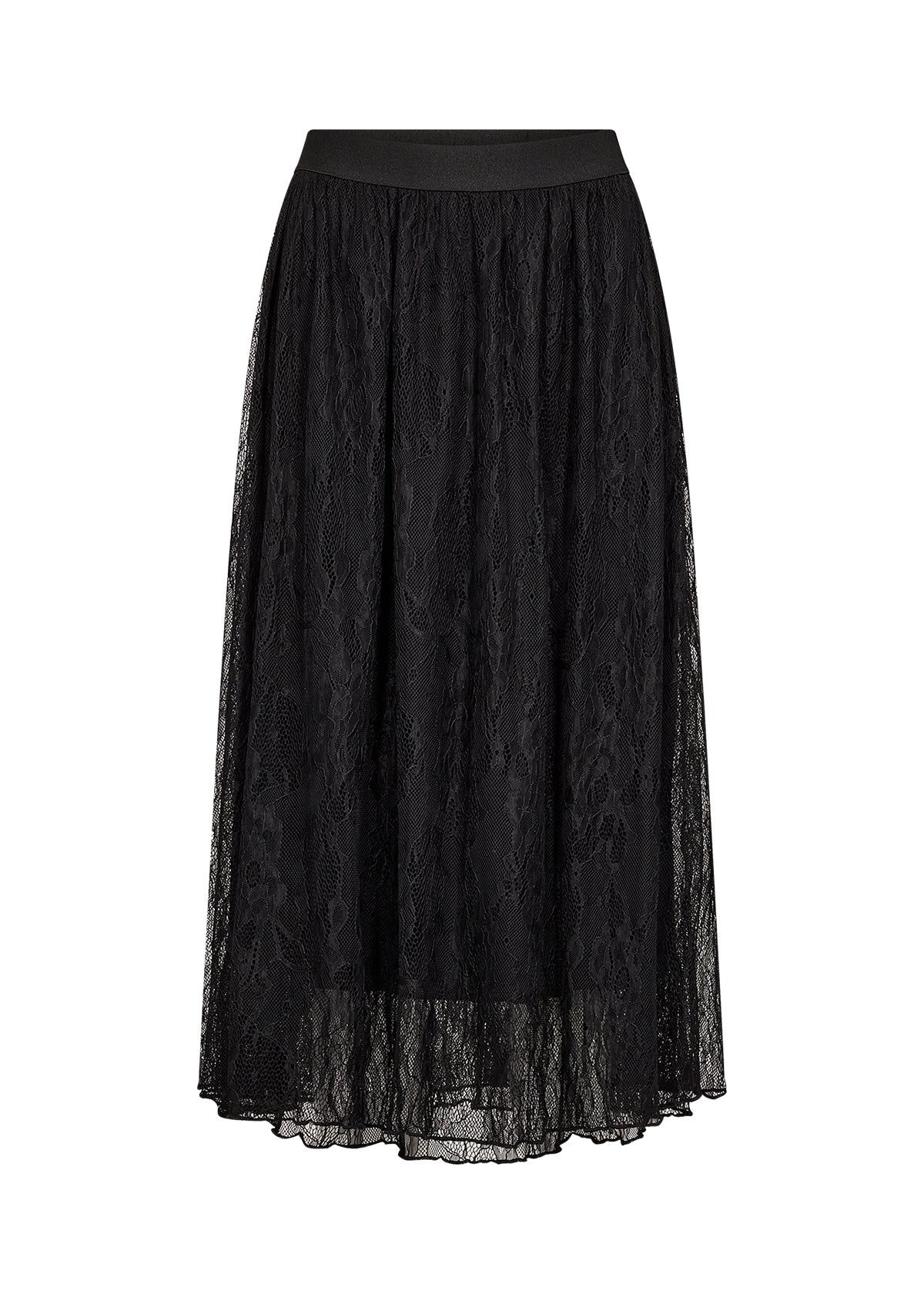 SOYA CONCEPT VELIDA Black Lace Skirt