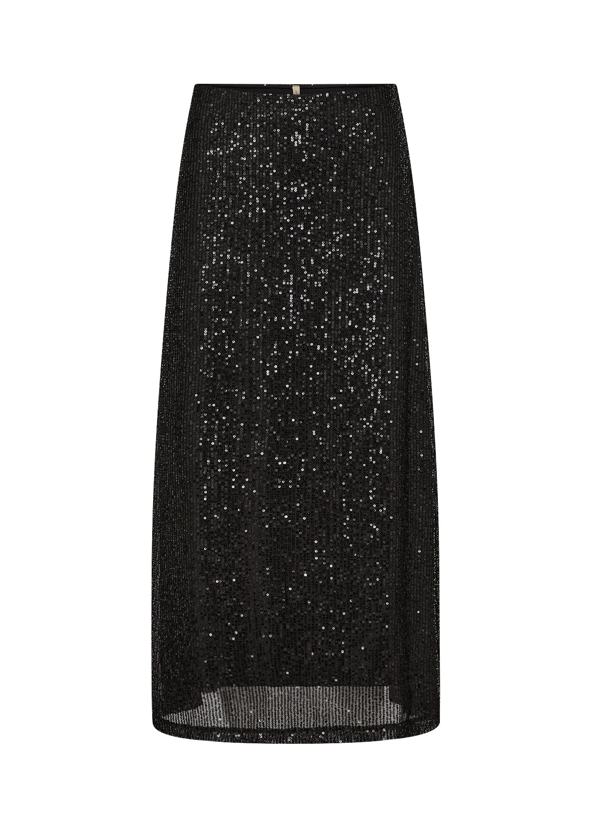 SOYA CONCEPT Nanette 3 Chic Black Glam Sequin Skirt