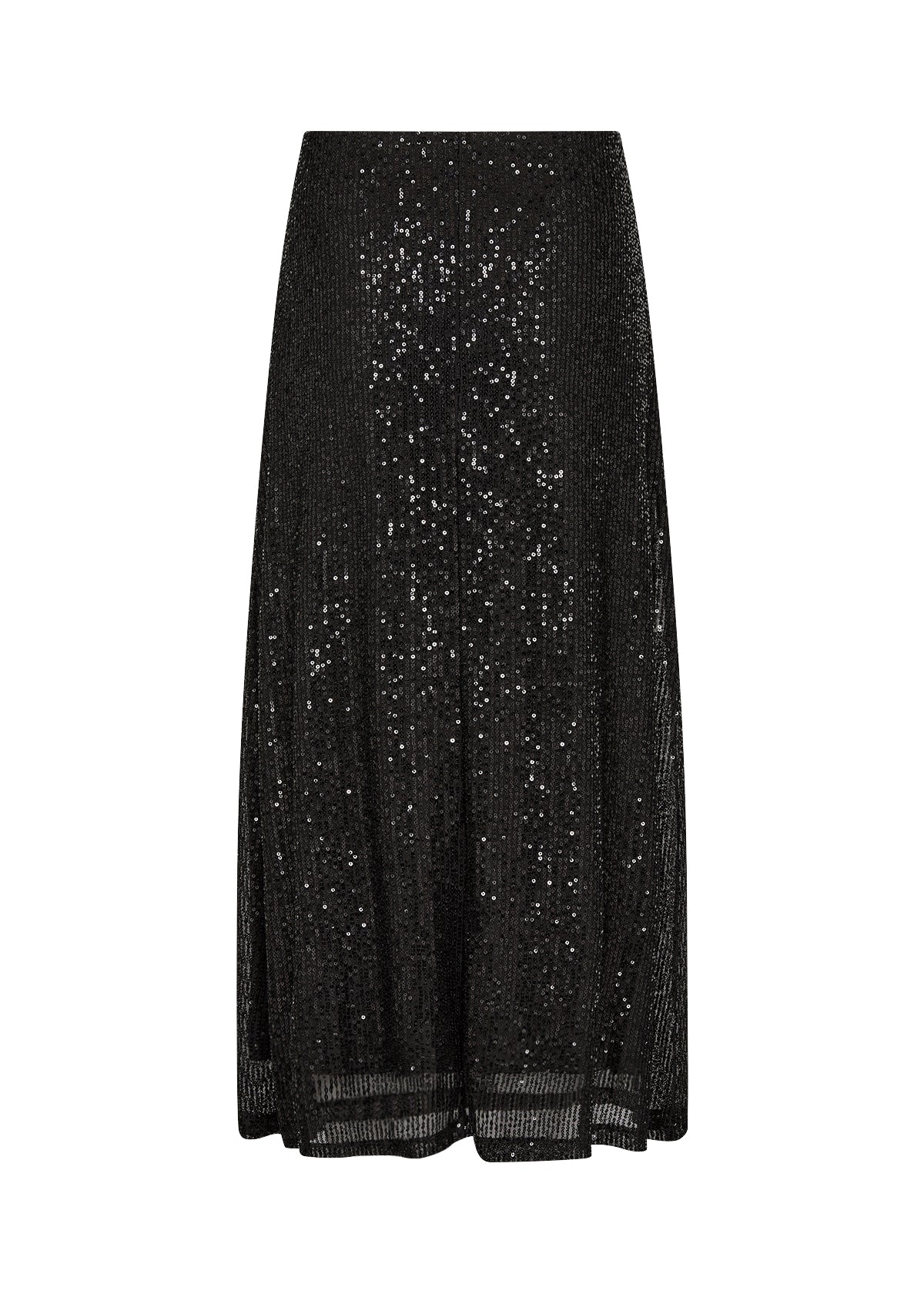 SOYA CONCEPT Nanette 3 Chic Black Glam Sequin Skirt