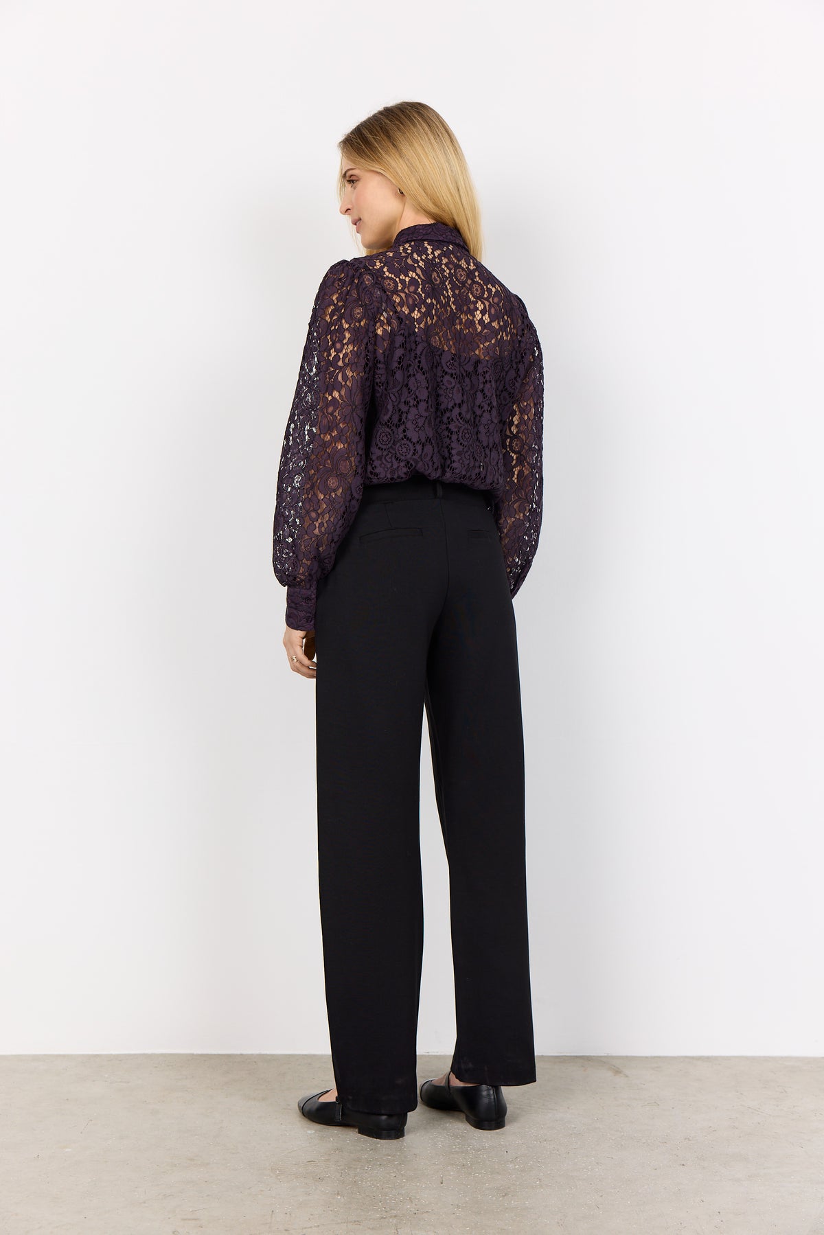 SOYA CONCEPT NANNI Pantalon droit noir