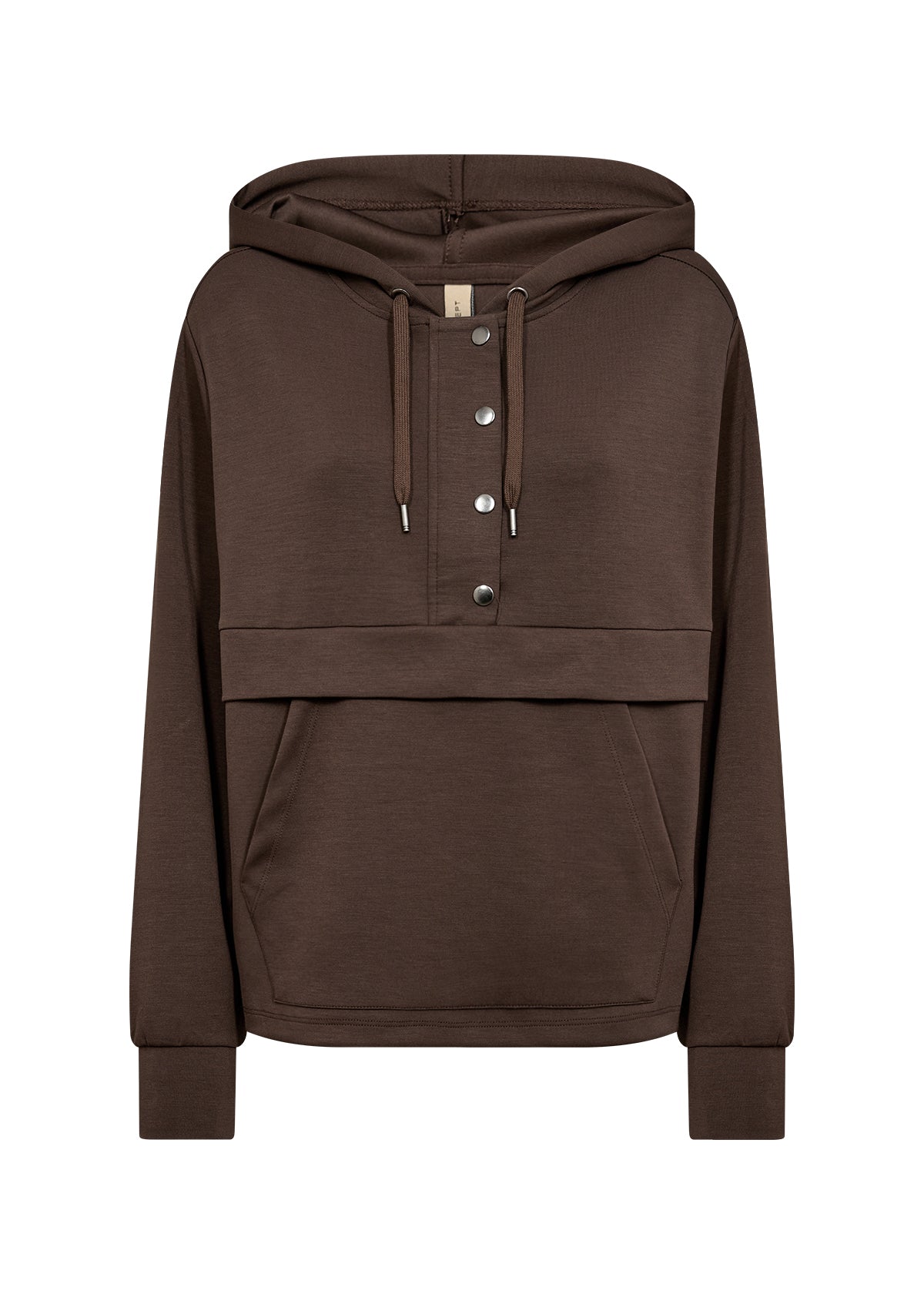SOYA CONCEPT Banu 263 Cocoa Kangaroo Sweater Hoodie