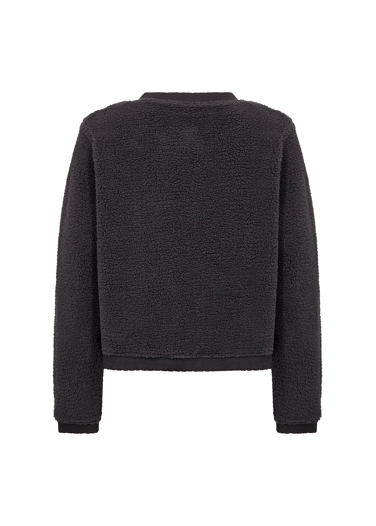 SOYA CONCEPT ONYX Charcoal Grey Rhinestone Button Jacket