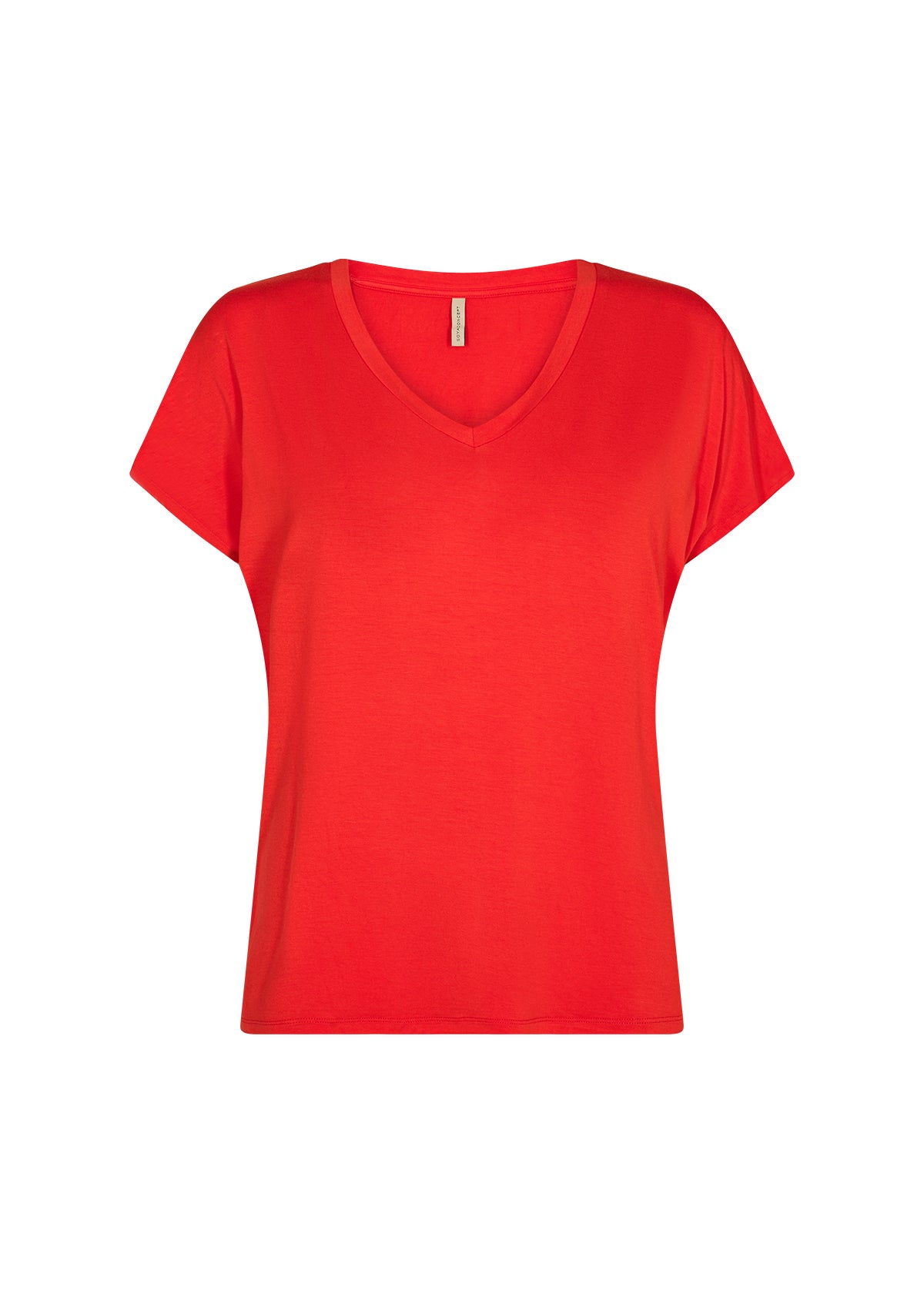SOYA CONCEPT Marica 32 Orange Basic Vneck Tee