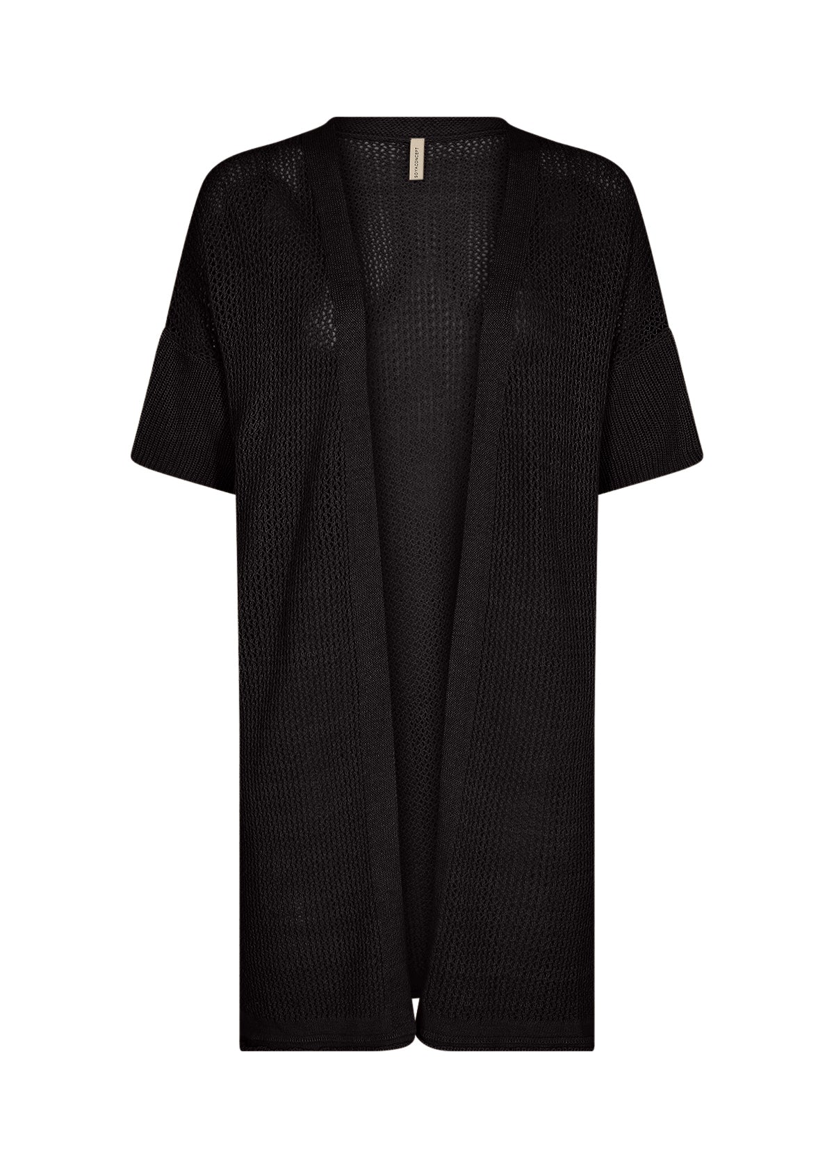 SOYA CONCEPT Laurette Black Open Cardigan