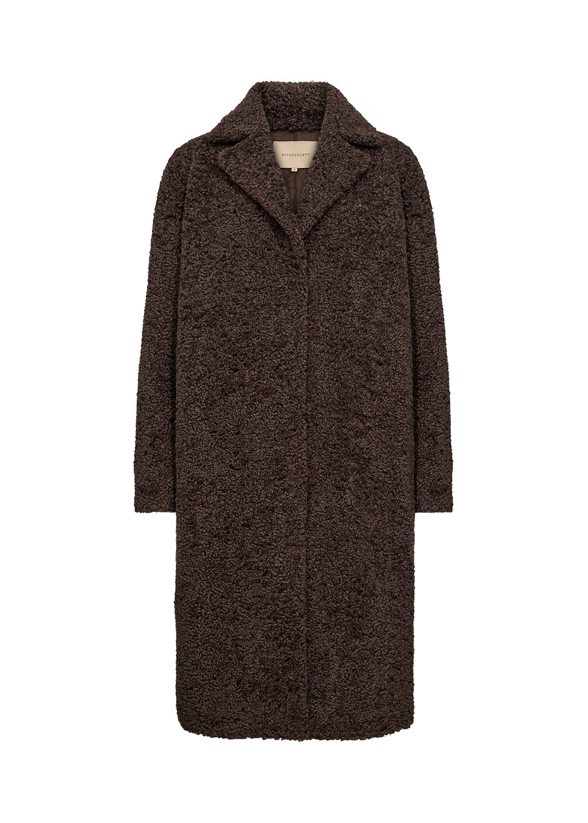 SOYA CONCEPT MUKITE Veste Teddy Marron Chocolat