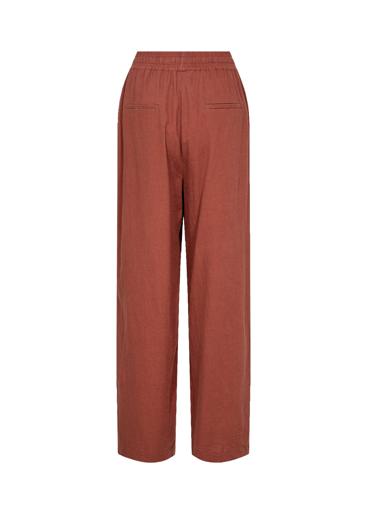 SOYA CONCEPT INA Rust Linen Blend Trousers