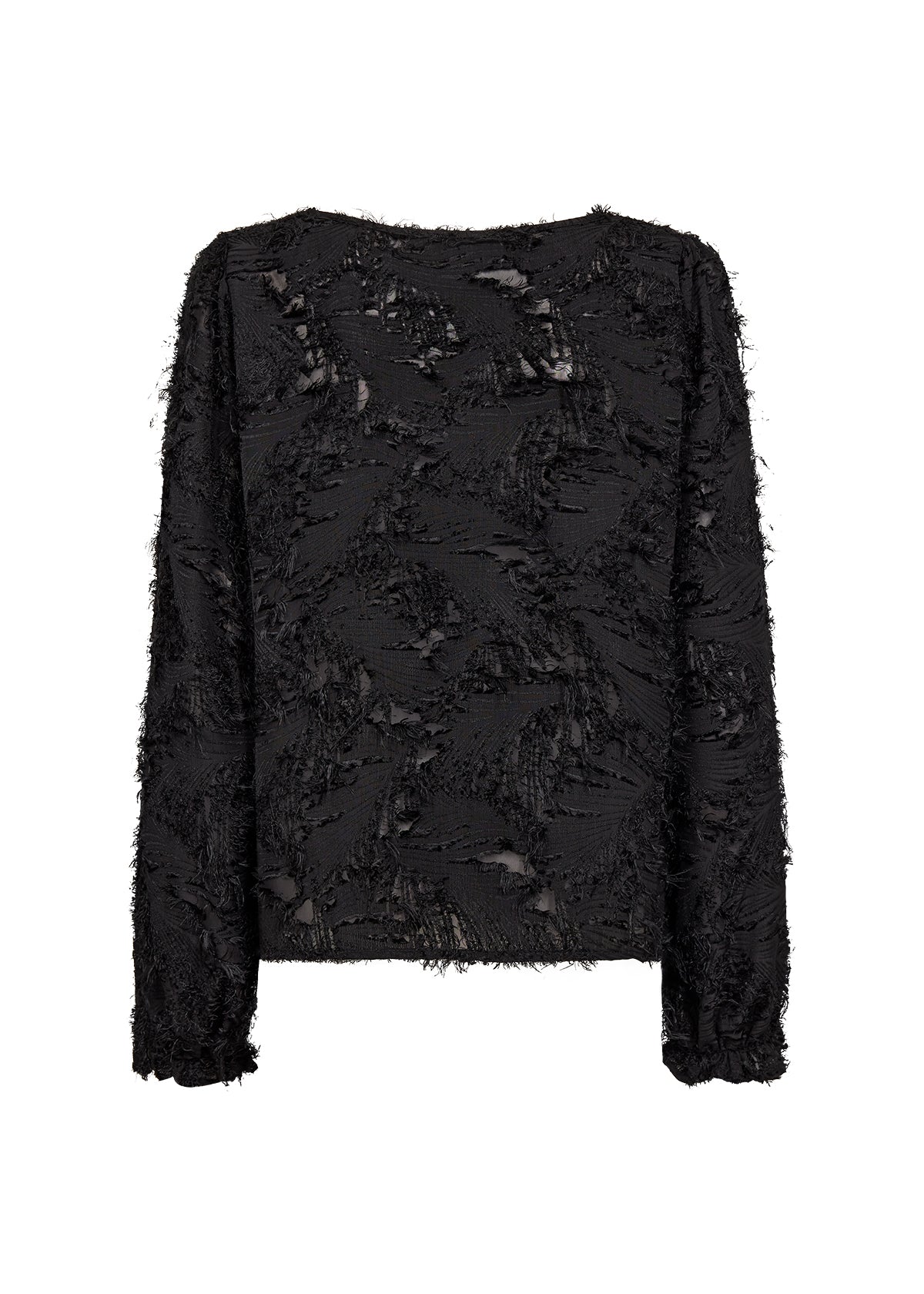 SOYA CONCEPT Nadia Black Textured Blouse