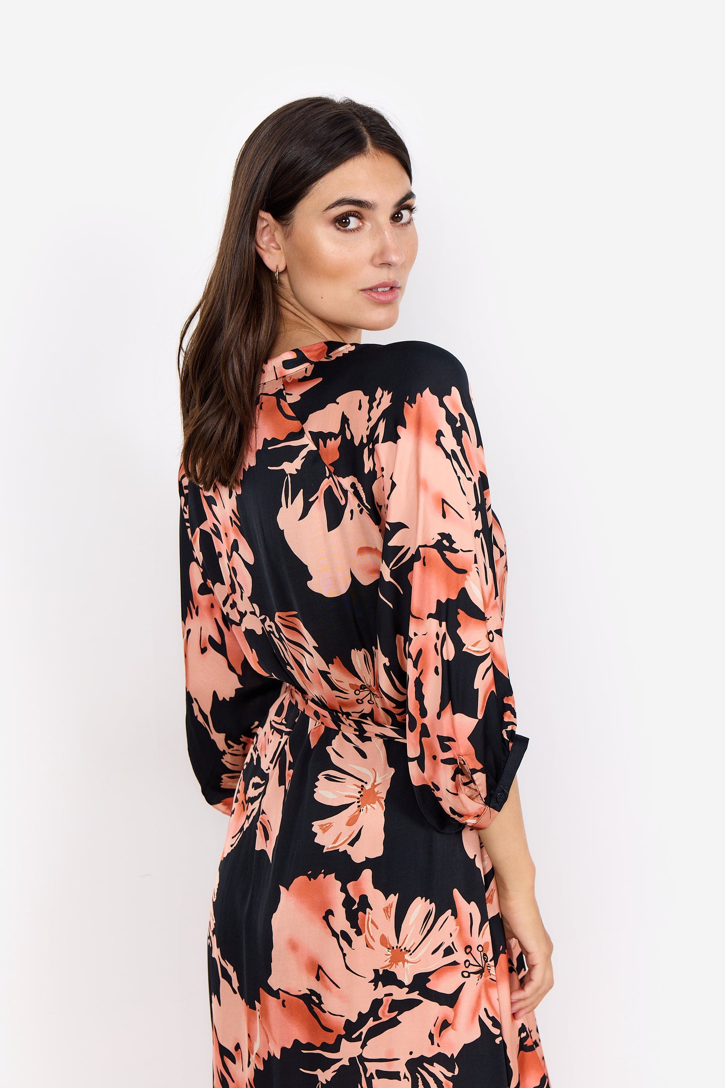 SOYA CONCEPT PEACH Floral Dress