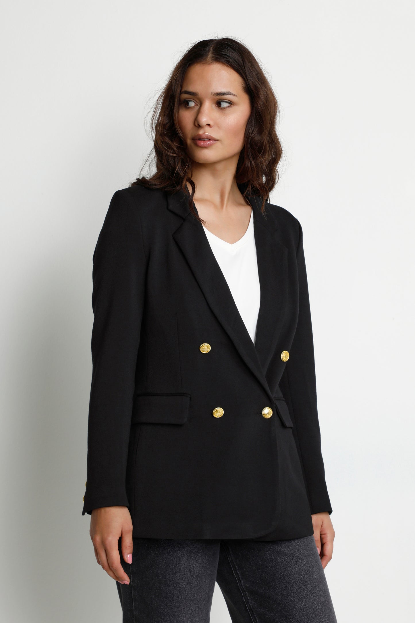 CULTURE Black Cenette Classic Blazer