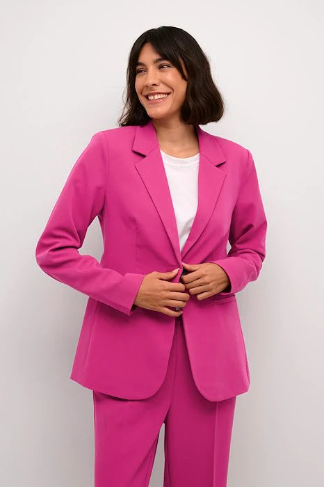 KAFFE SAKURA Fuchsia Blazer