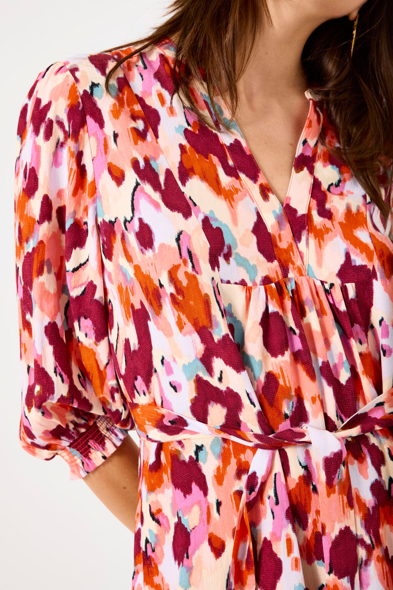 GARCIA AURORA Colorful Print Dress