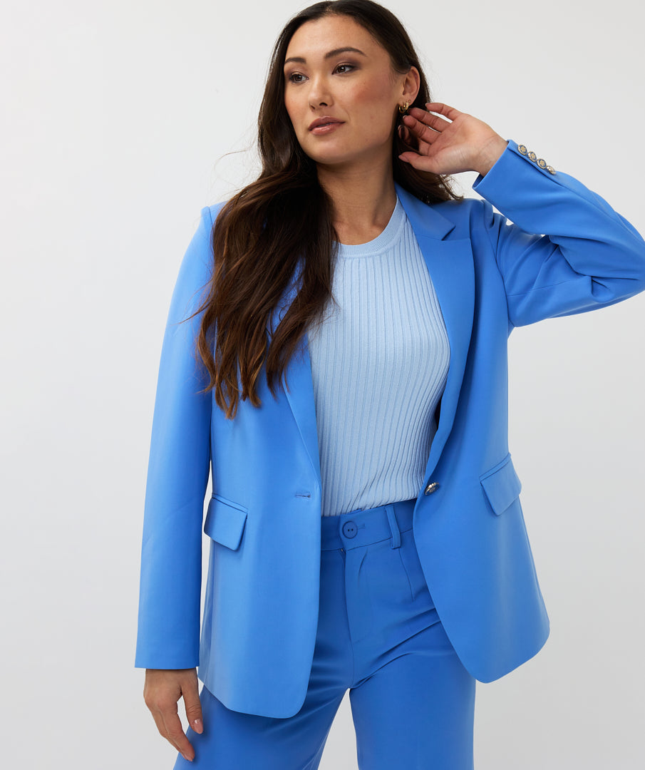 ESQUALO Blue City Blazer