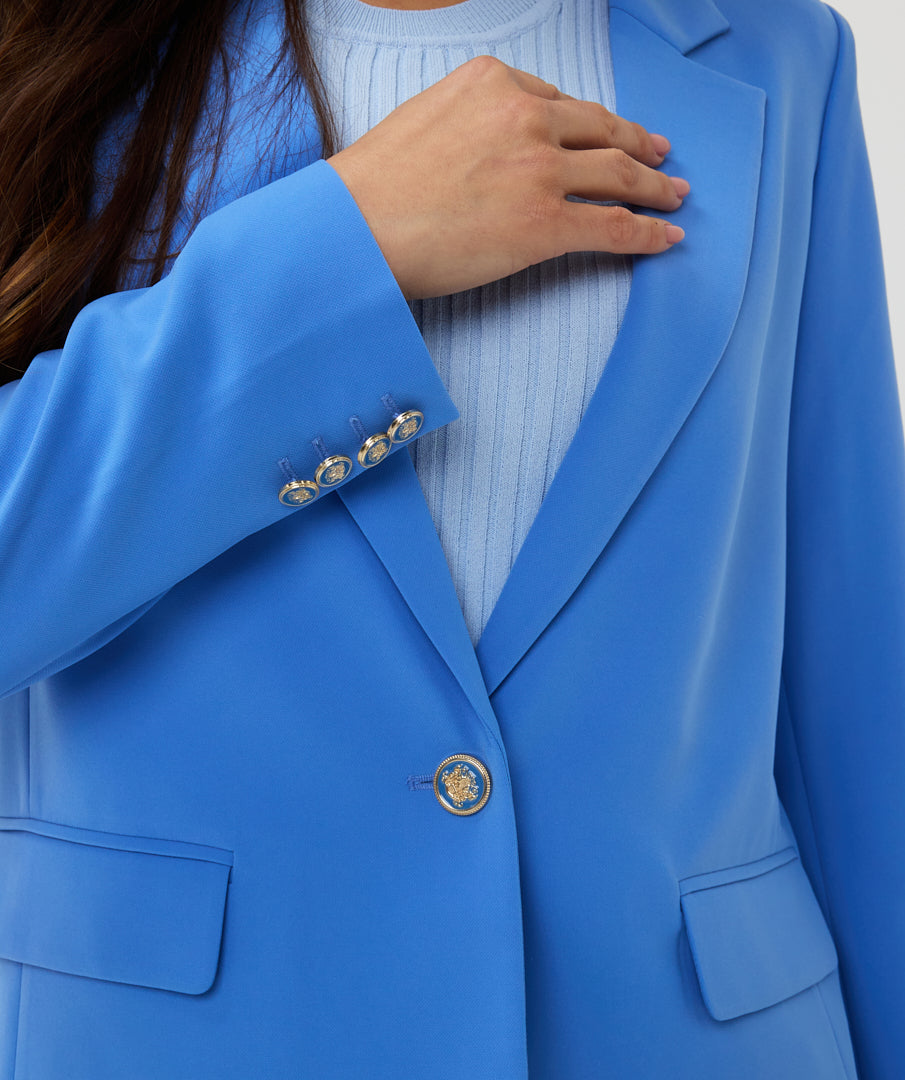 ESQUALO Blue City Blazer