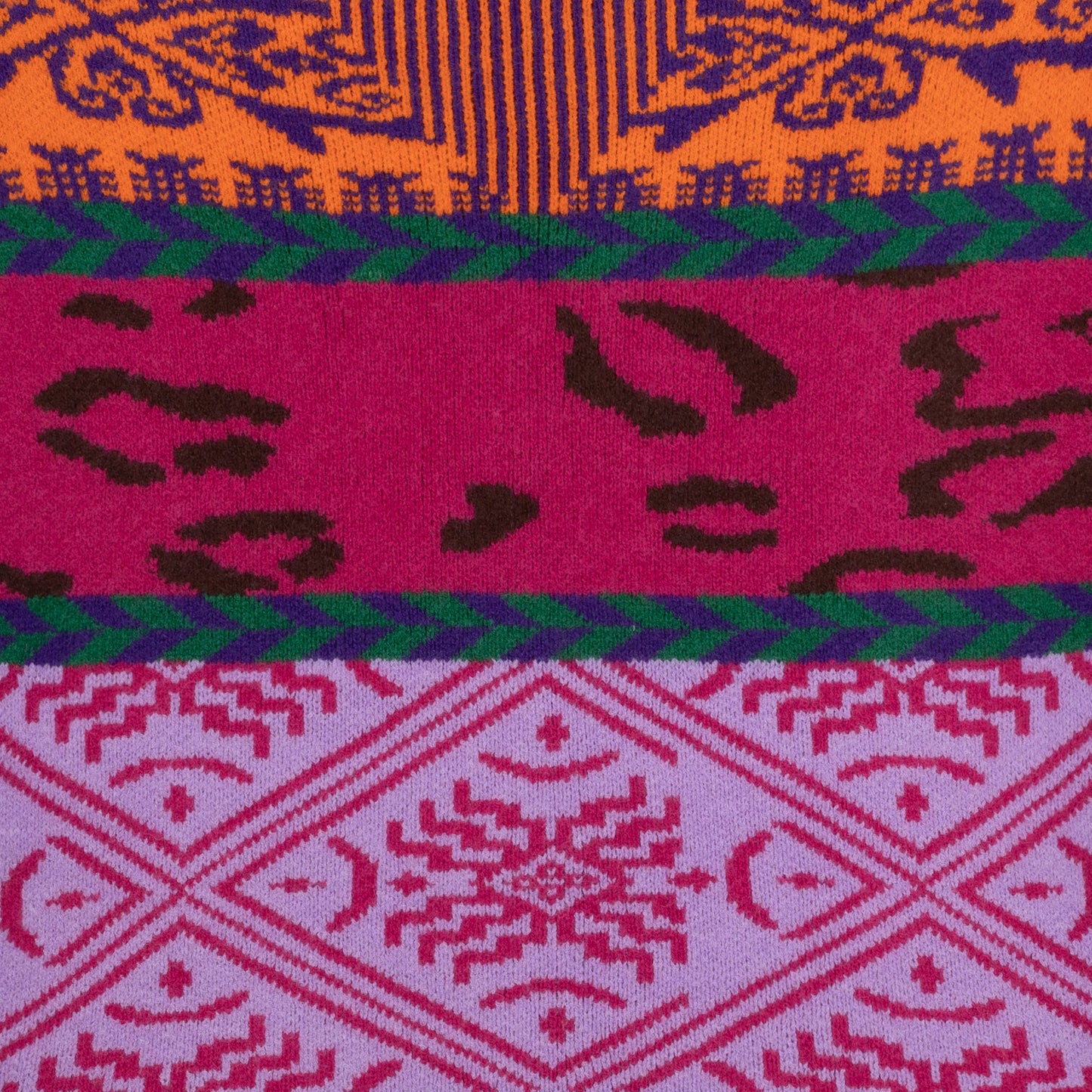 ESQUALO Multicolored Knit Sweater