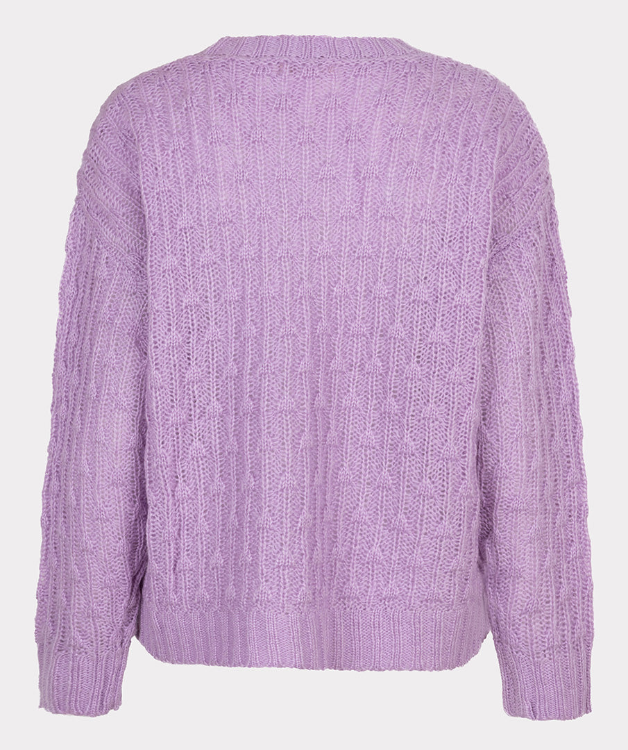 ESQUALO MAEVE Lilac Soft Pullover Knit