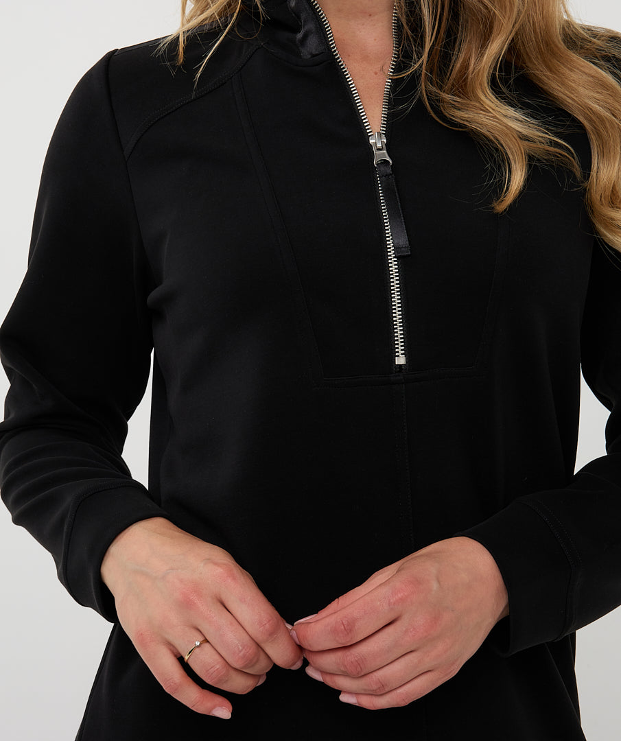 ESQUALO JILLIAN Black Dress