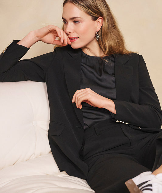 ESQUALO Black City Blazer