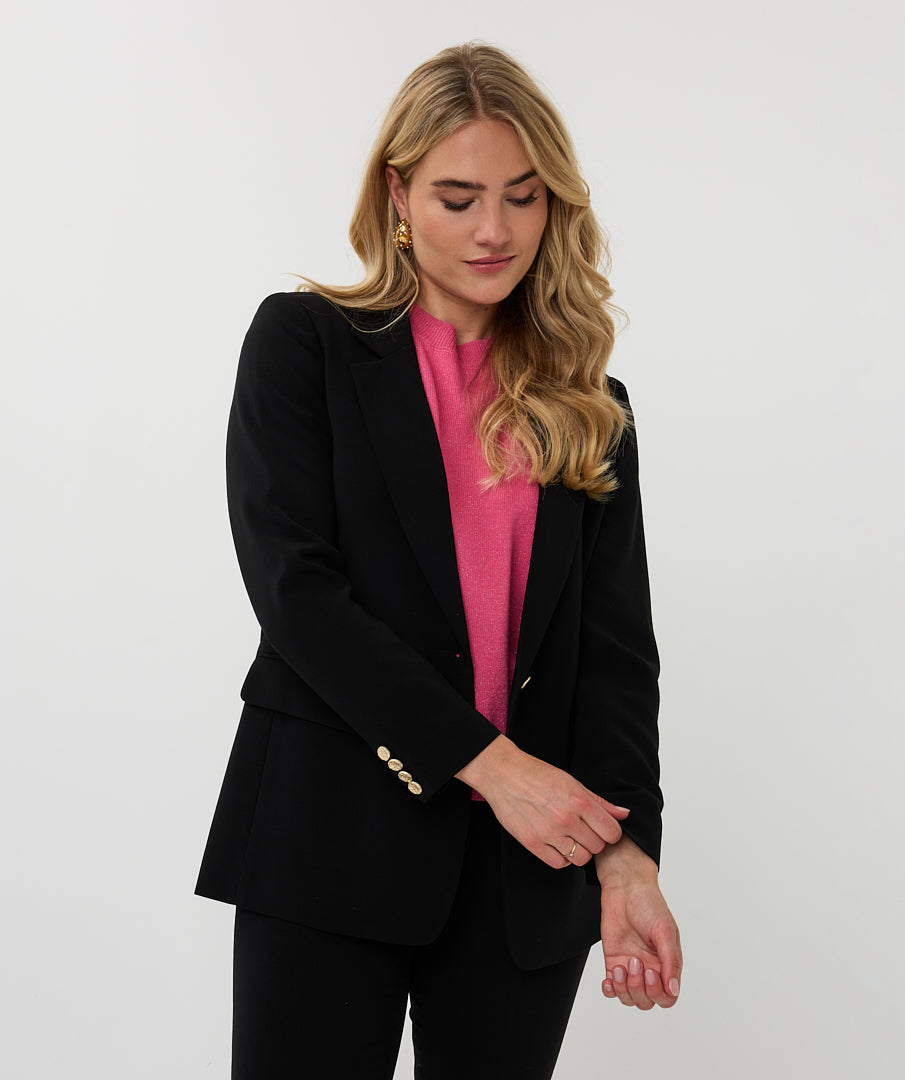 ESQUALO Black City Blazer