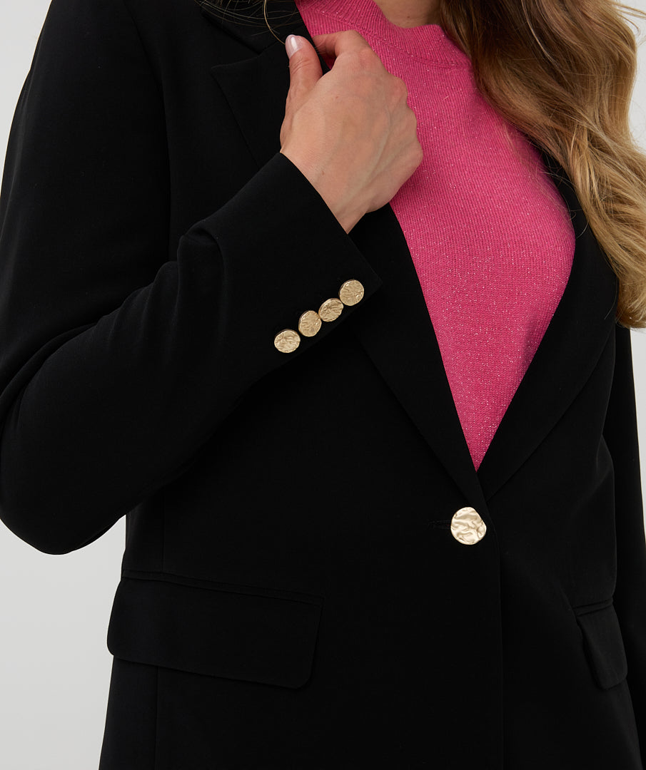 ESQUALO Black City Blazer