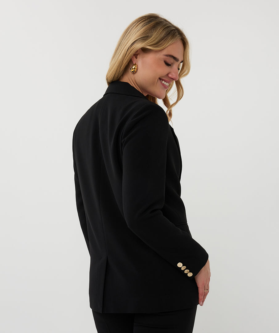 ESQUALO Black City Blazer
