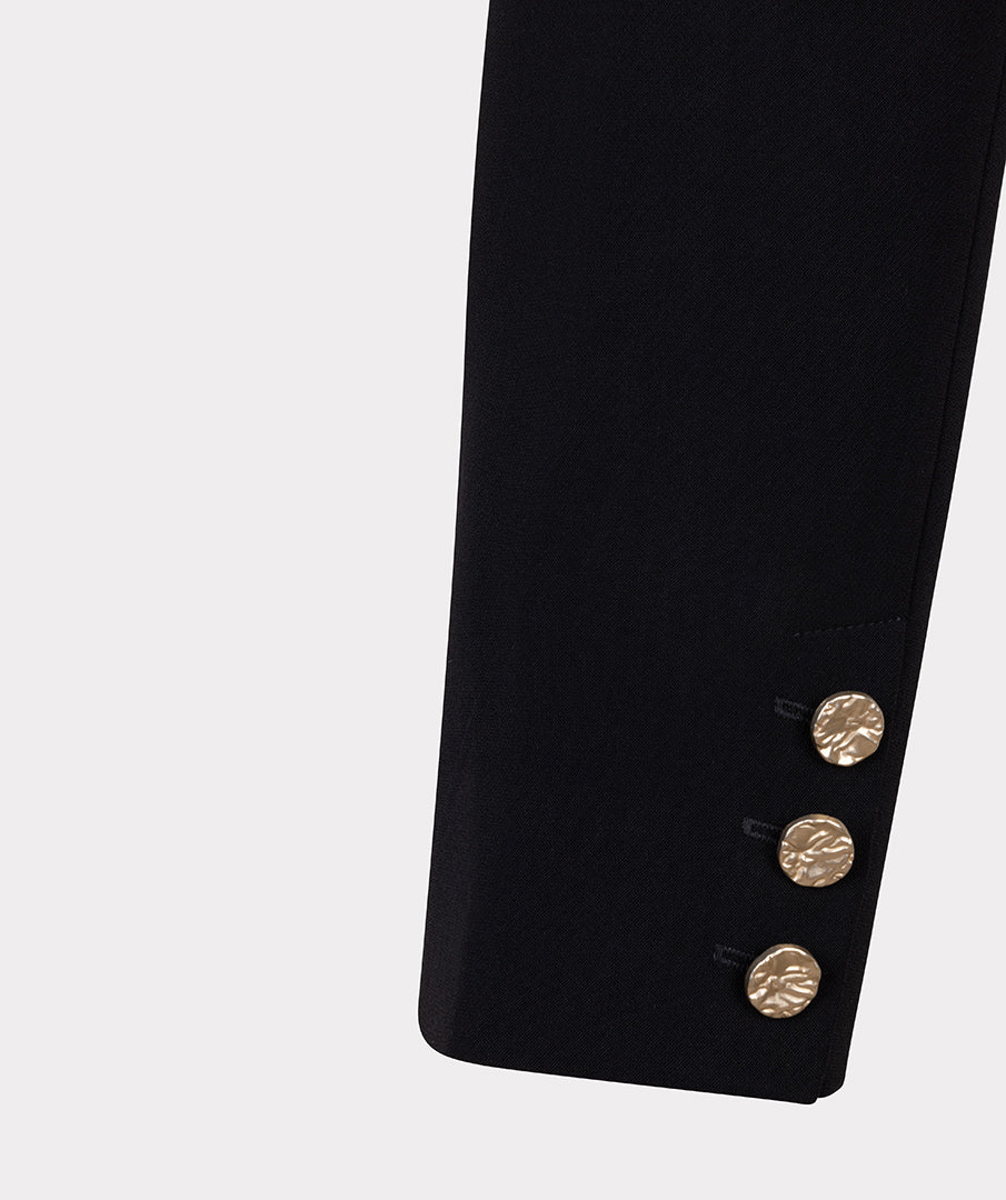 ESQUALO Black Short City Blazer