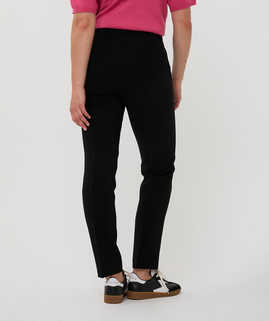 ESQUALO Black Chino City Trousers