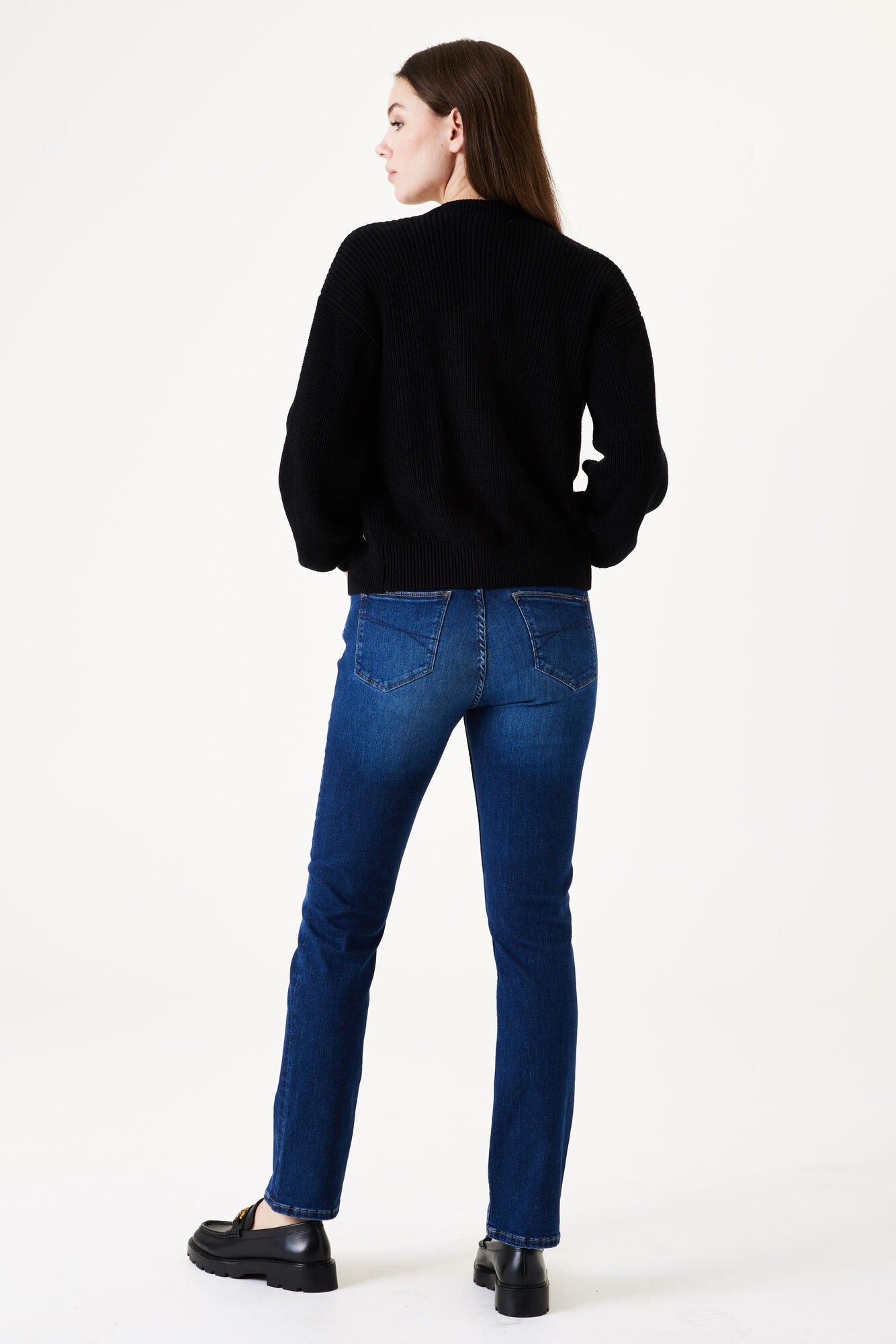 GARCIA CELIA FIT Dark Blue Denim Jeans