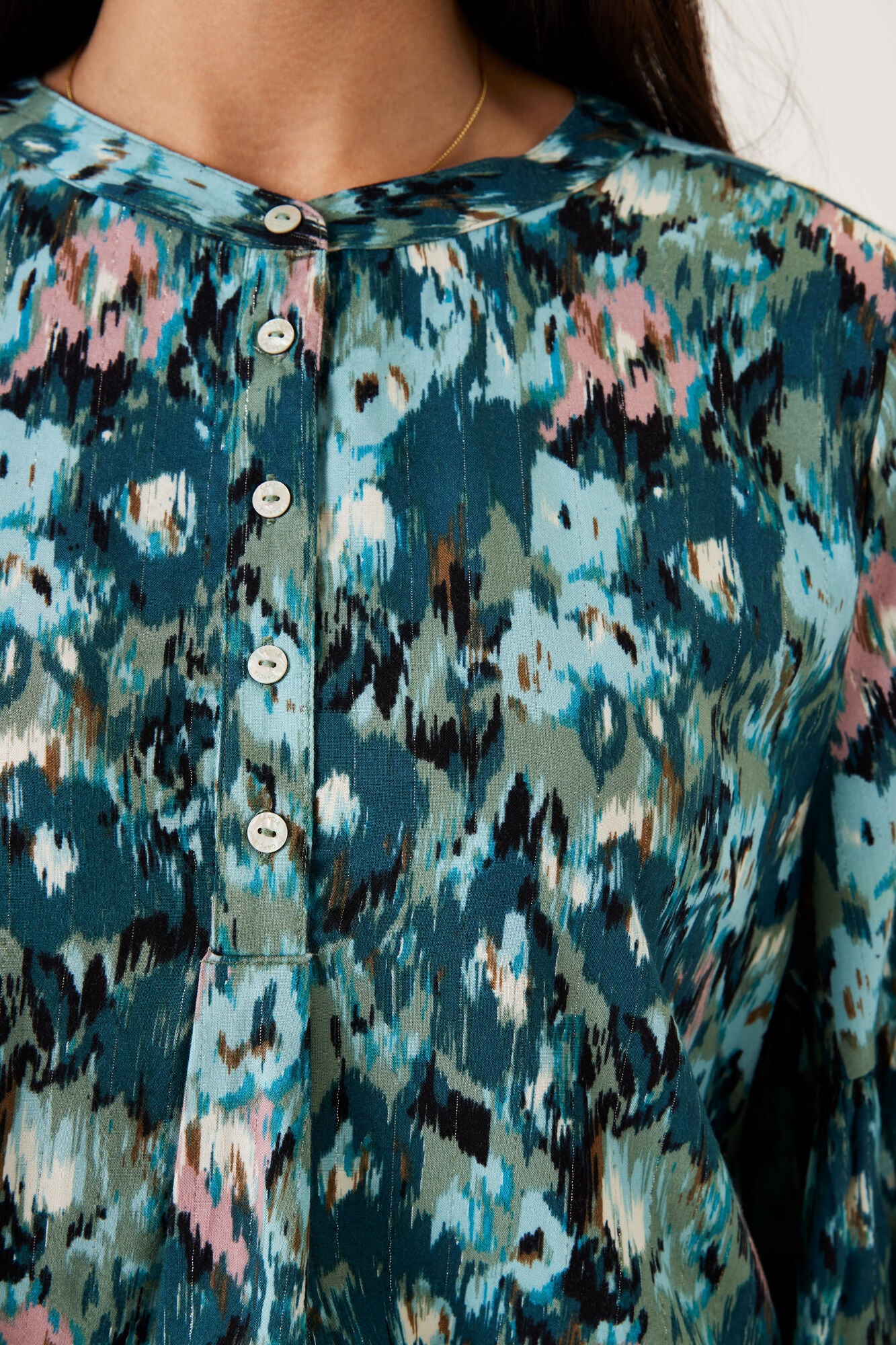 GARCIA Misty Fields Print Blouse