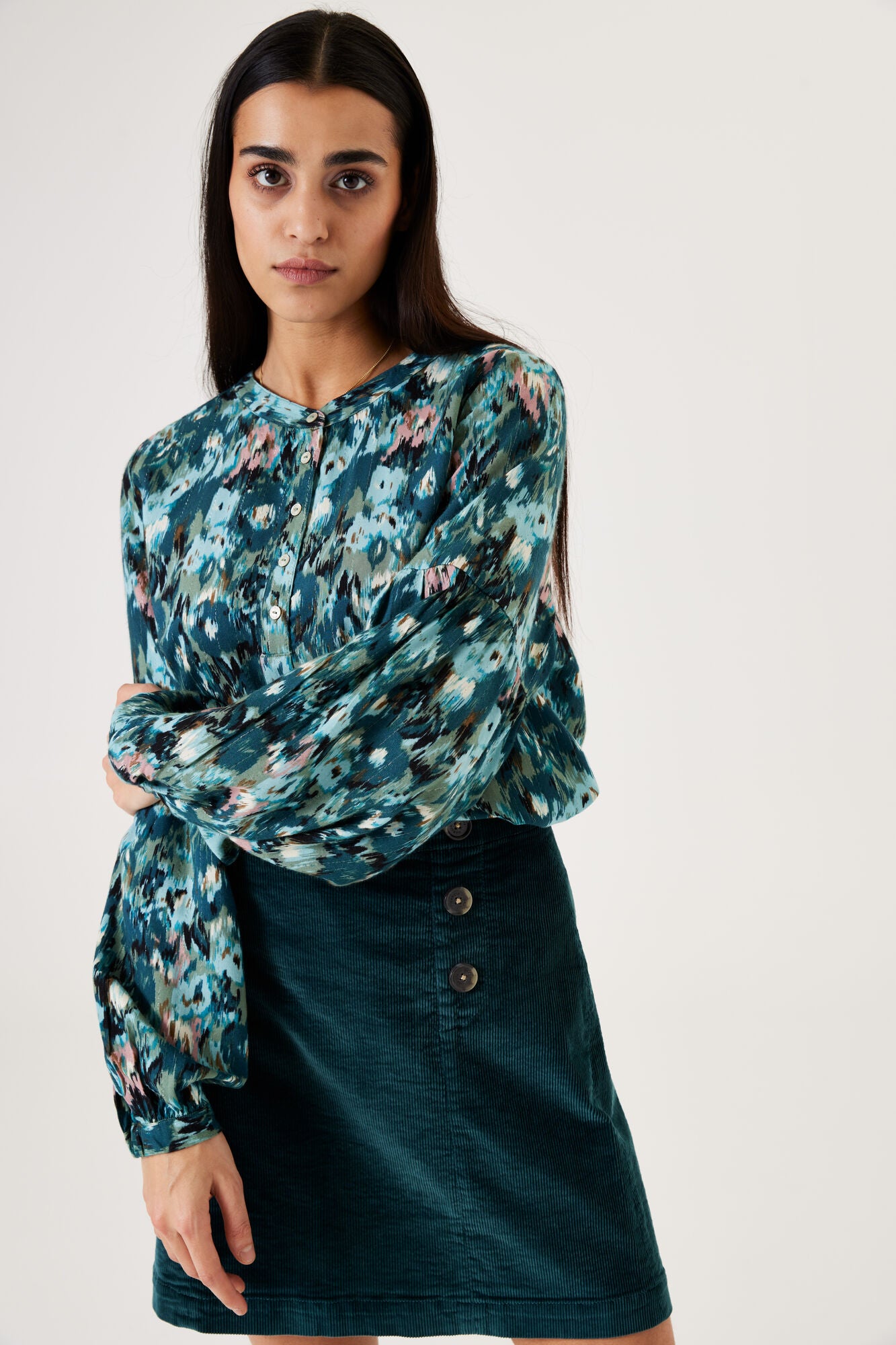 GARCIA Misty Fields Print Blouse