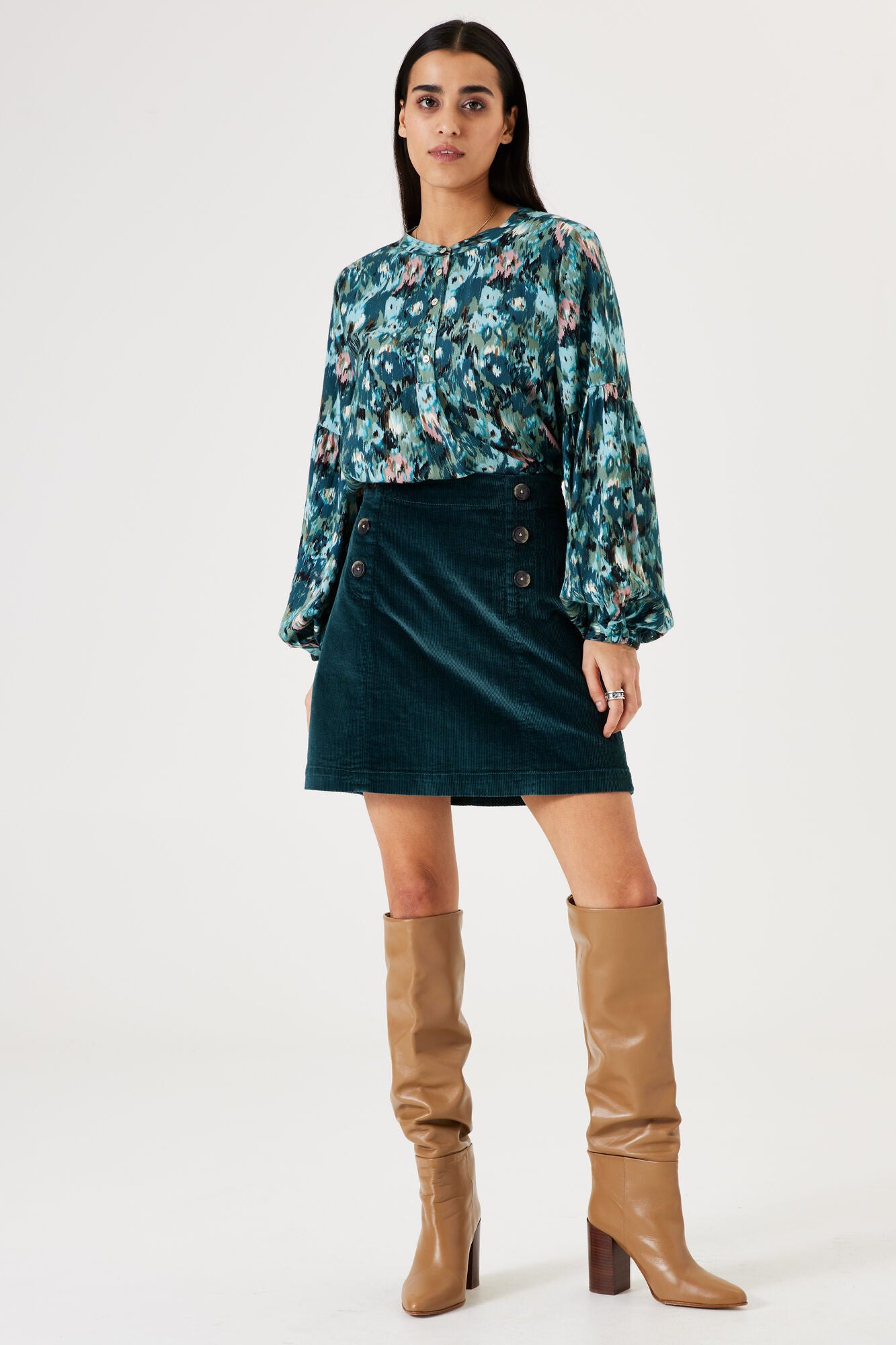 GARCIA Misty Fields Print Blouse