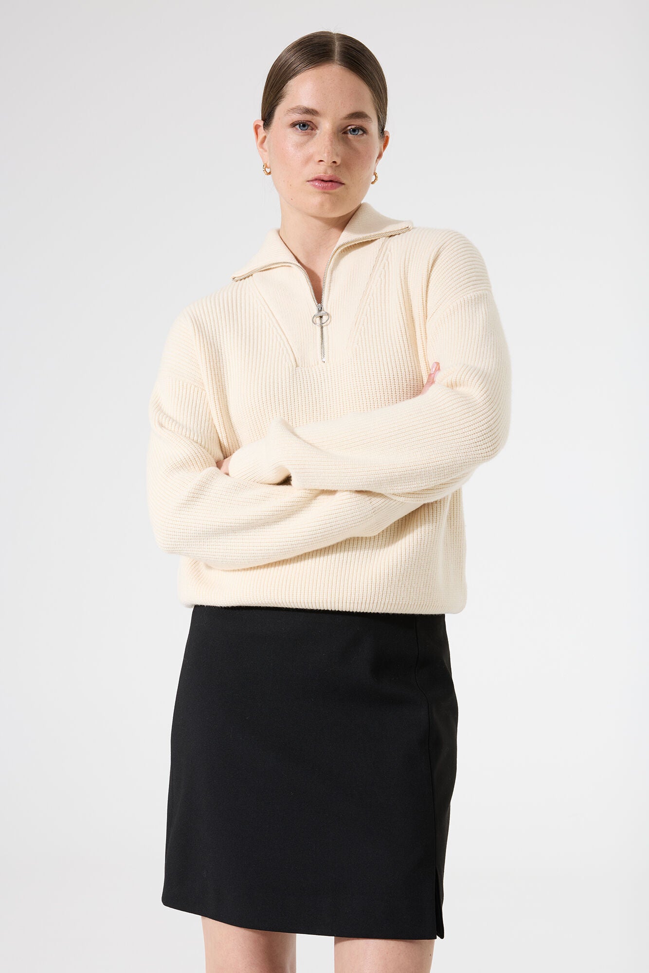 GARCIA HAILEY Black Mini Skirt